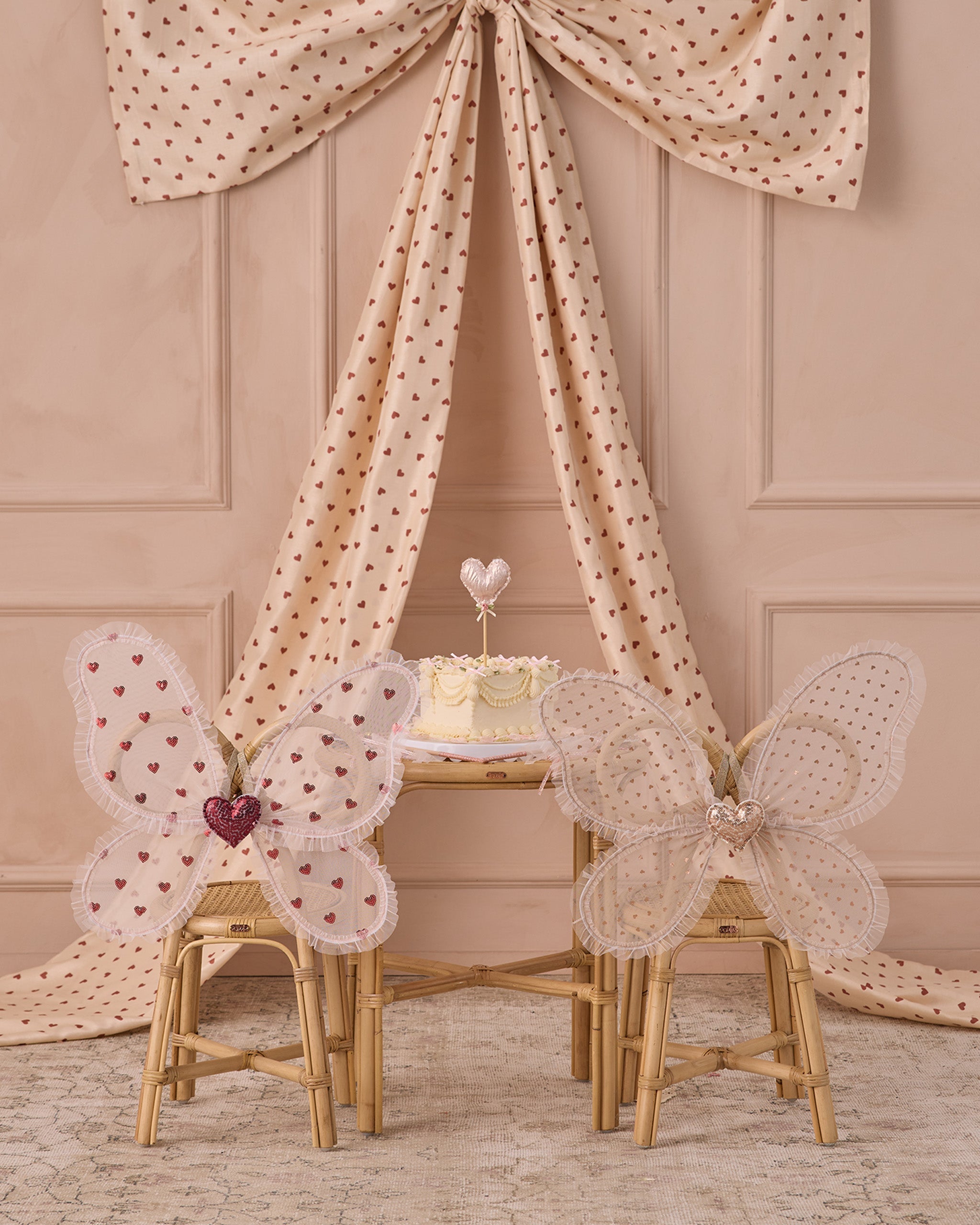 Fairy Set Rose Gold Hearts