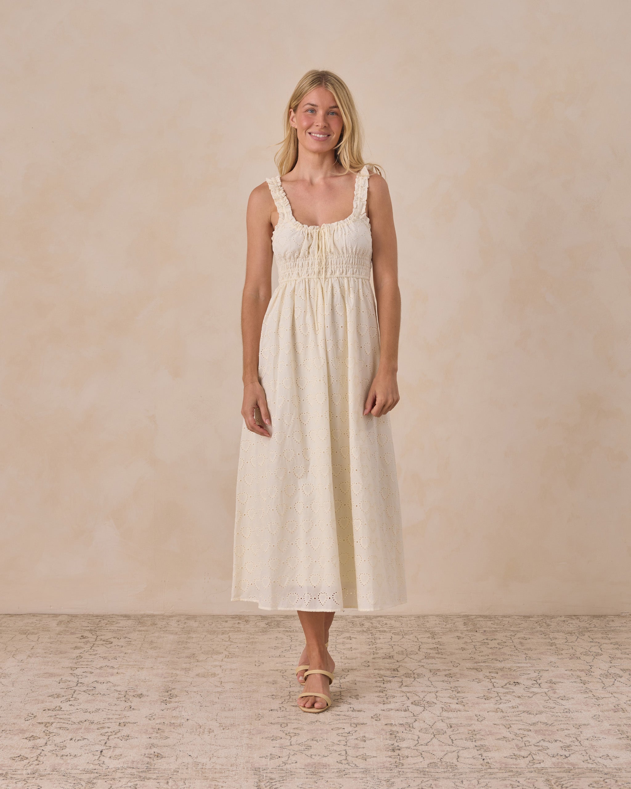 Women's Jane Dress Heart Eyelet