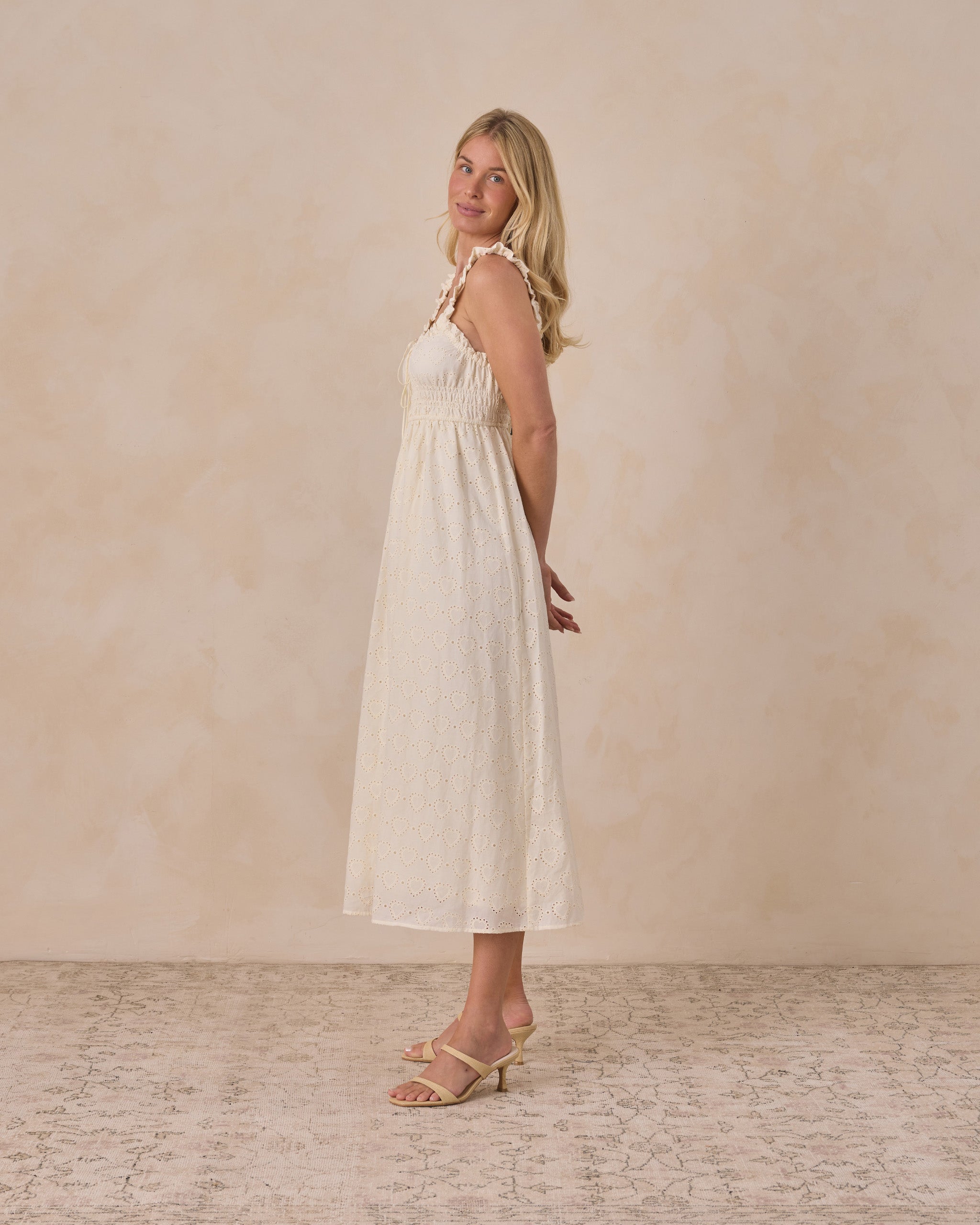 Women's Jane Dress Heart Eyelet