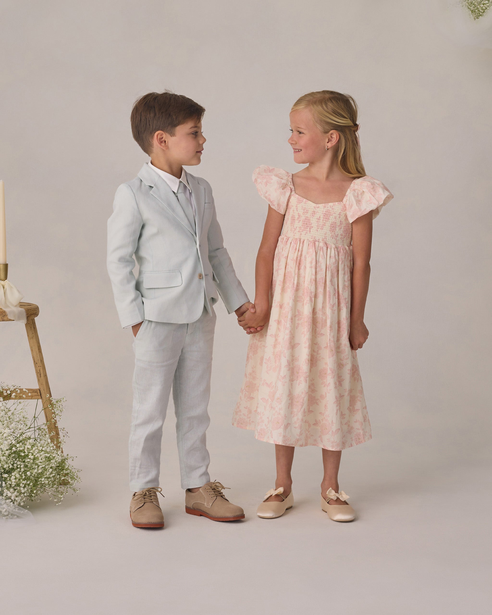 Hazel Dress Blush English Rose