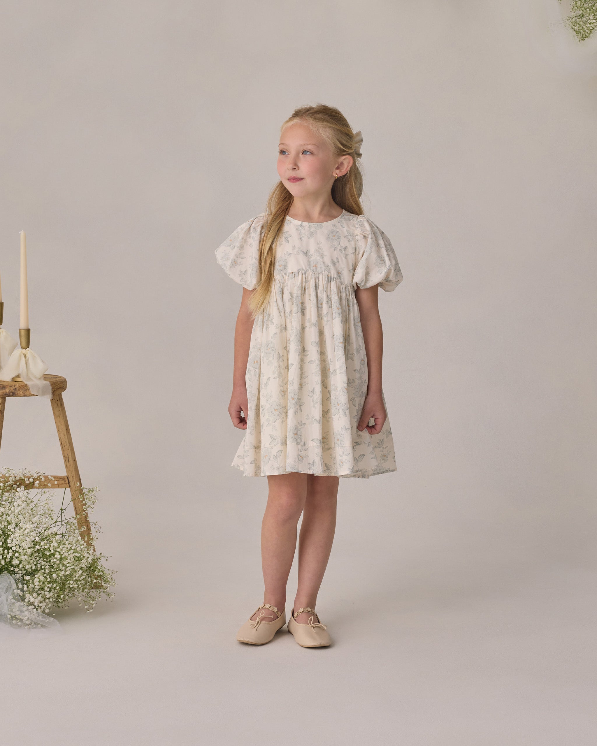 Luna Dress Mist English Rose