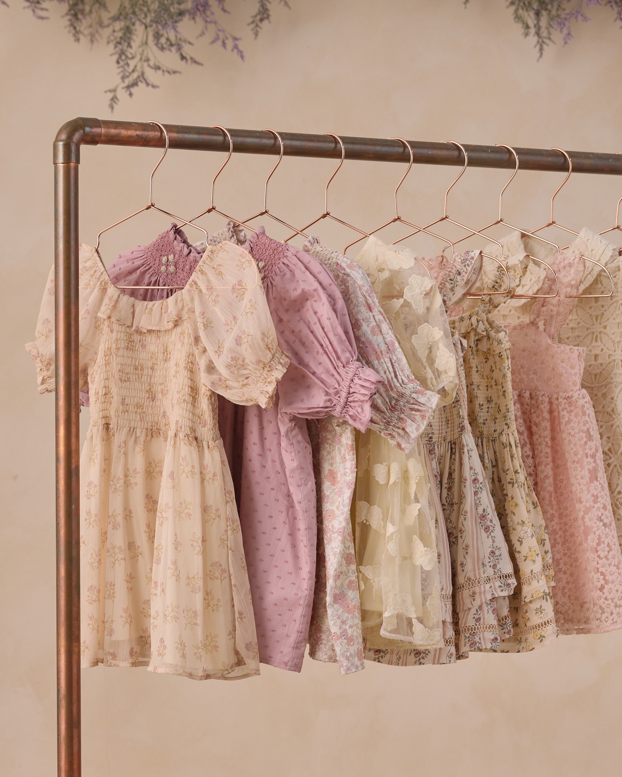 Maddie Dress Lavender - Rylee + Cru | Kids Clothes | Trendy Baby Clothes | Modern Infant Outfits |