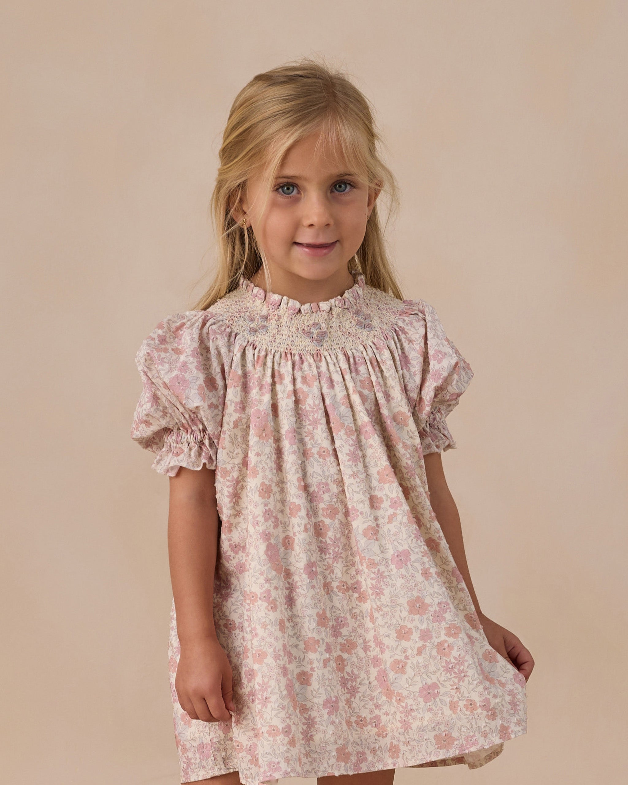 Maddie Dress Pastel Garden - Rylee + Cru | Kids Clothes | Trendy Baby Clothes | Modern Infant Outfits |