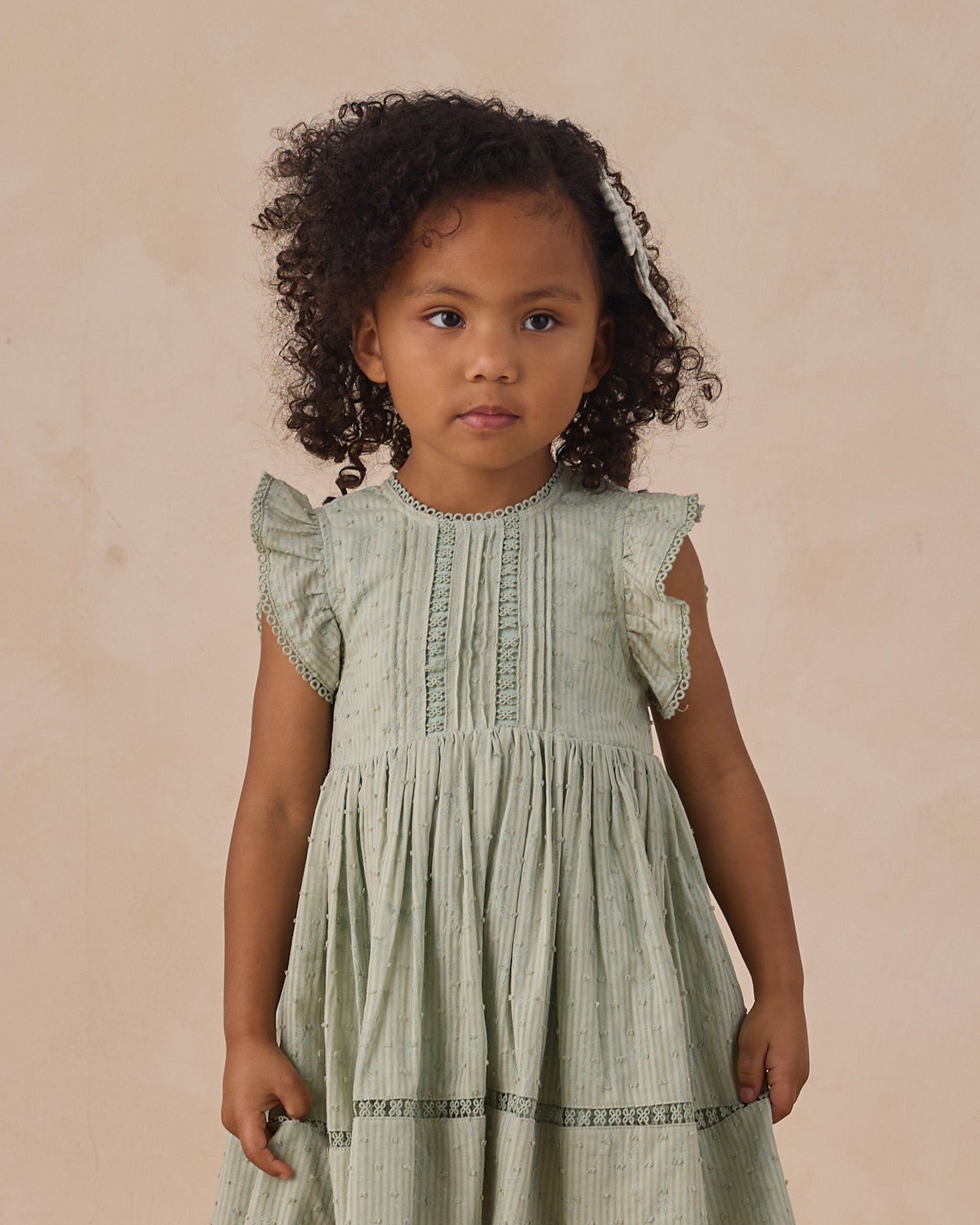 Isla Dress Eucalyptus – Noralee