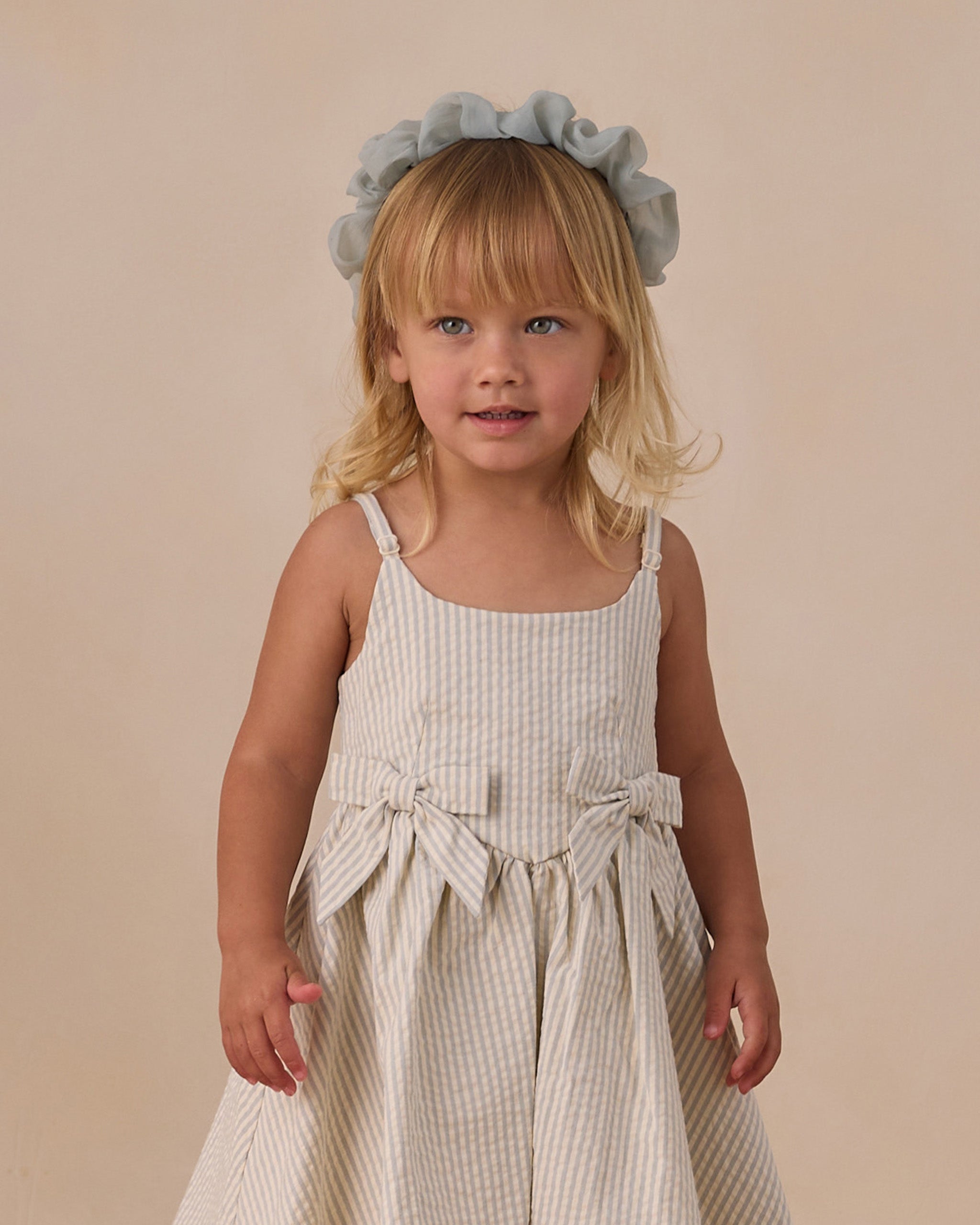Betsy Dress Sky Stripe - Rylee + Cru | Kids Clothes | Trendy Baby Clothes | Modern Infant Outfits |