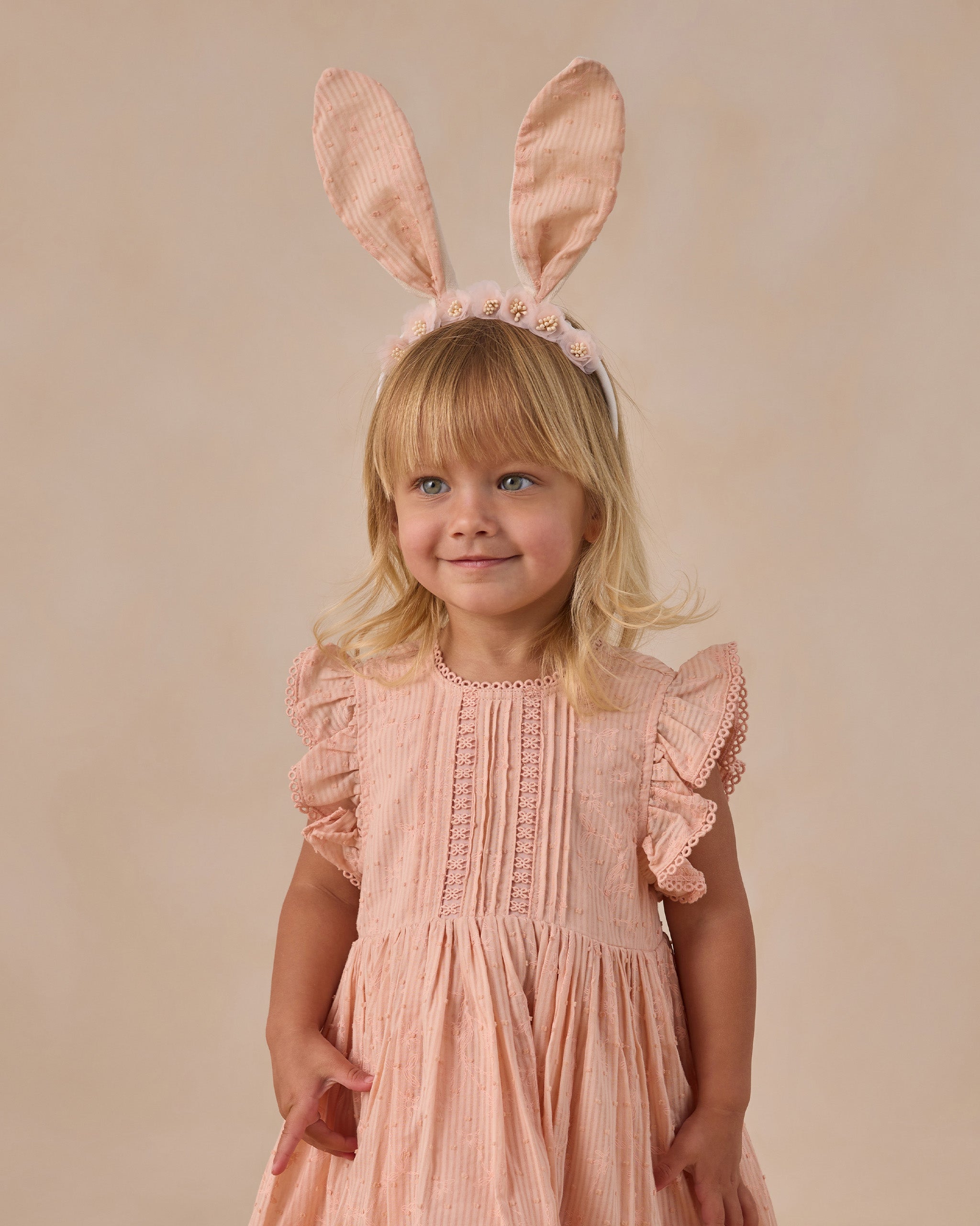 Bunny Headband Petal - Rylee + Cru | Kids Clothes | Trendy Baby Clothes | Modern Infant Outfits |