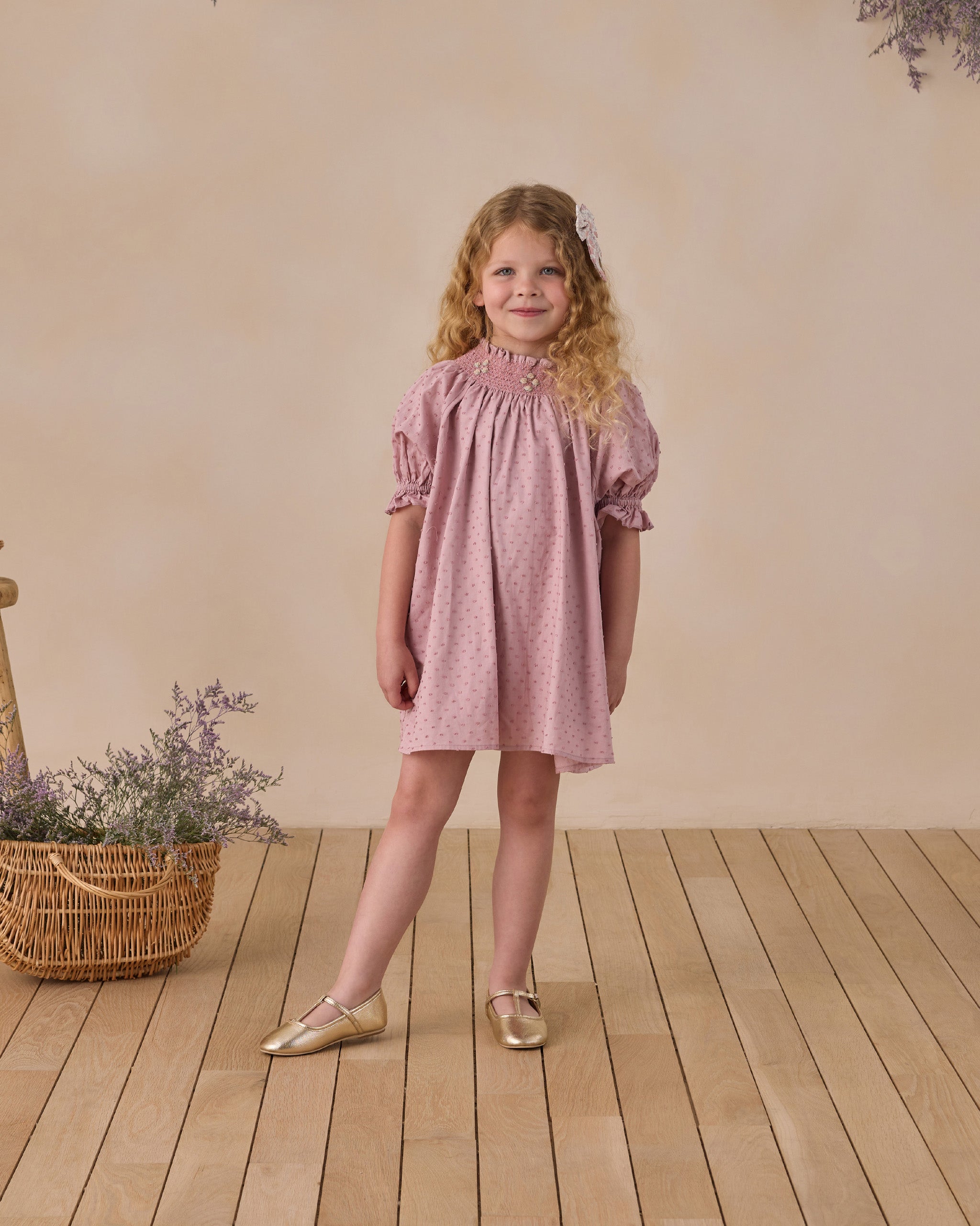 Maddie Dress Lavender - Rylee + Cru | Kids Clothes | Trendy Baby Clothes | Modern Infant Outfits |