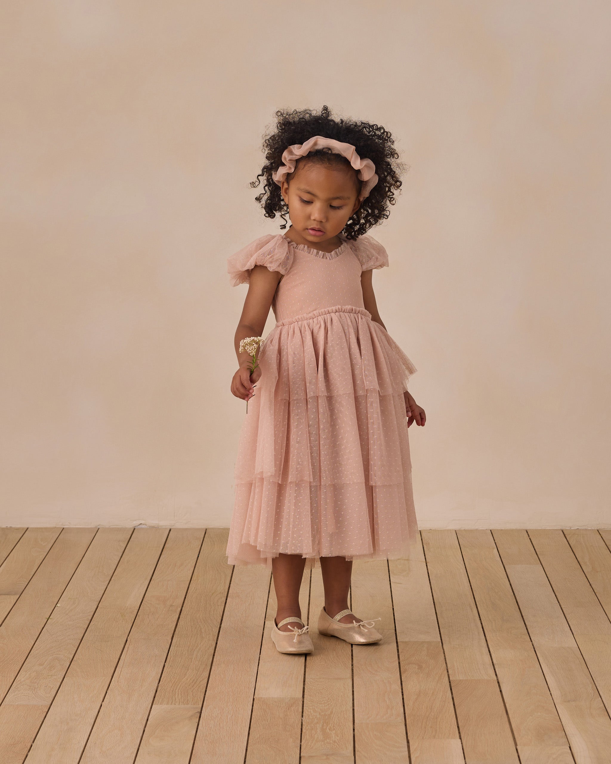 Jemma Dress Petal - Rylee + Cru | Kids Clothes | Trendy Baby Clothes | Modern Infant Outfits |