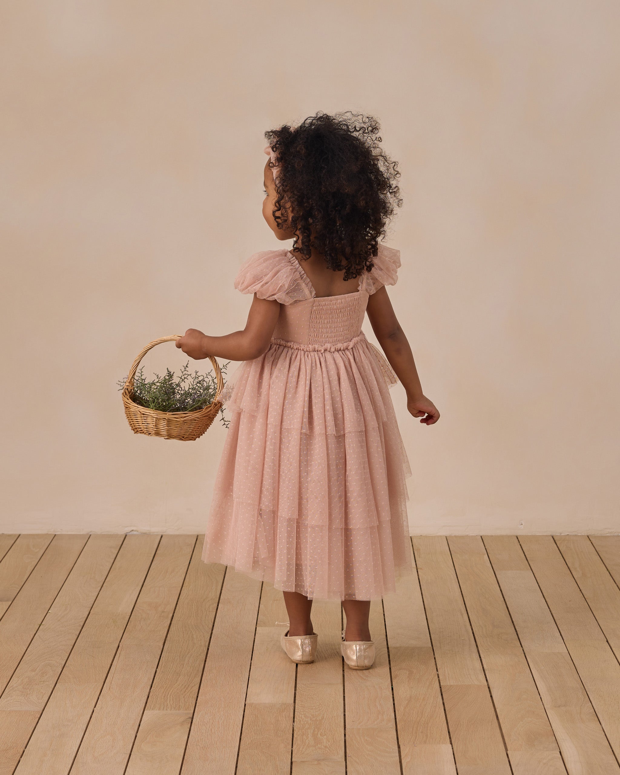 Jemma Dress Petal - Rylee + Cru | Kids Clothes | Trendy Baby Clothes | Modern Infant Outfits |