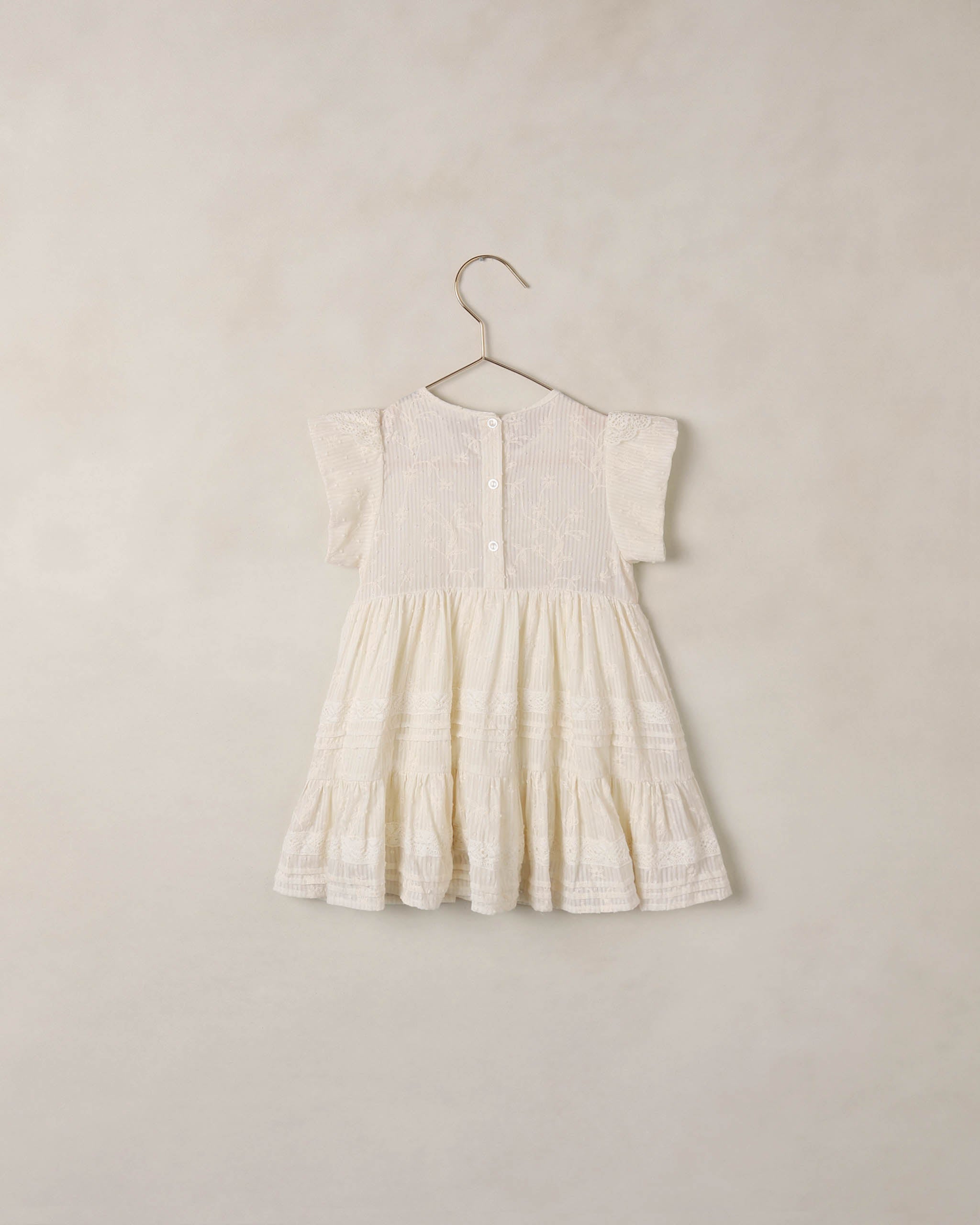 Goldie Dress Ivory - Rylee + Cru | Kids Clothes | Trendy Baby Clothes | Modern Infant Outfits |