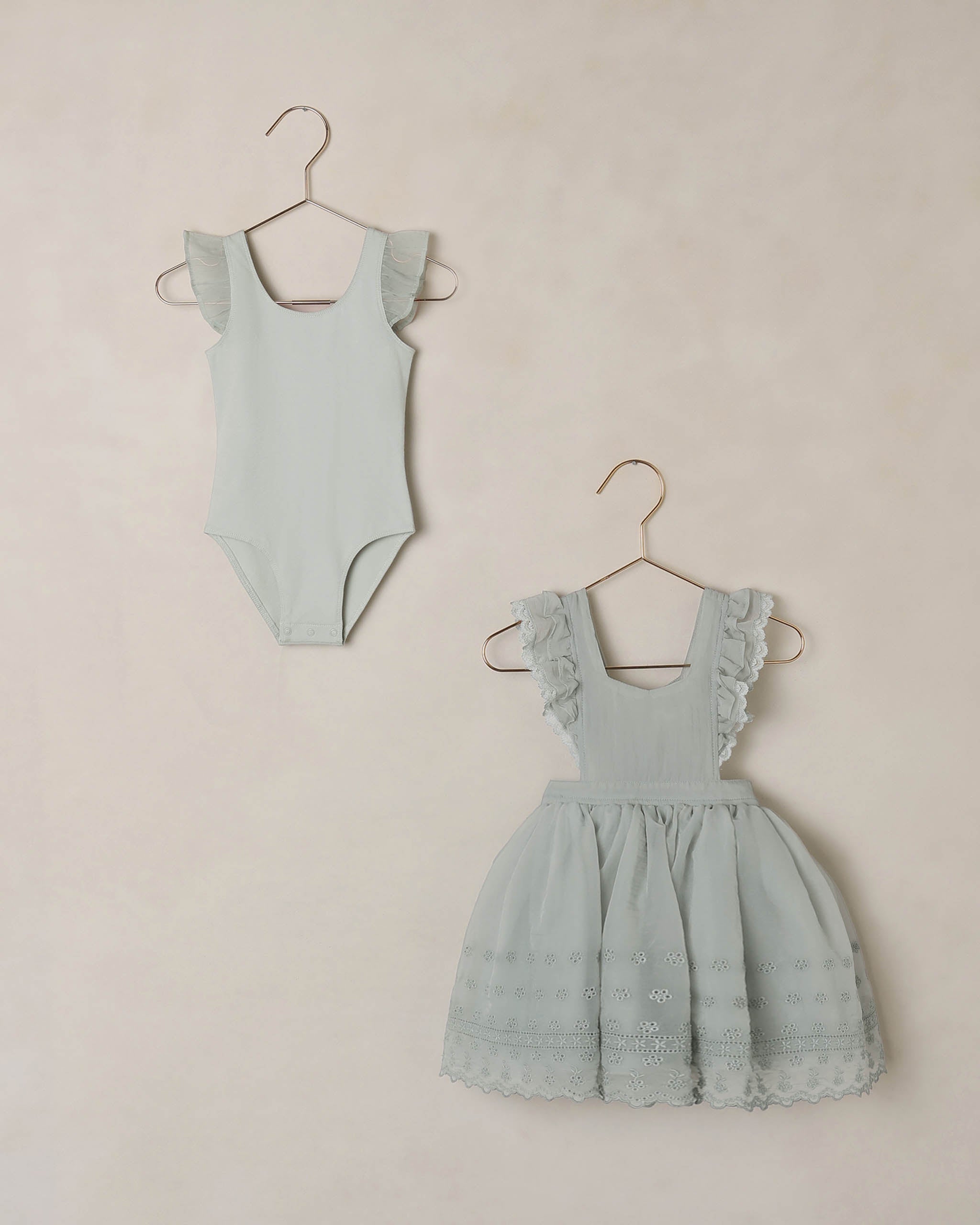 Provence Dress Sky - Rylee + Cru | Kids Clothes | Trendy Baby Clothes | Modern Infant Outfits |