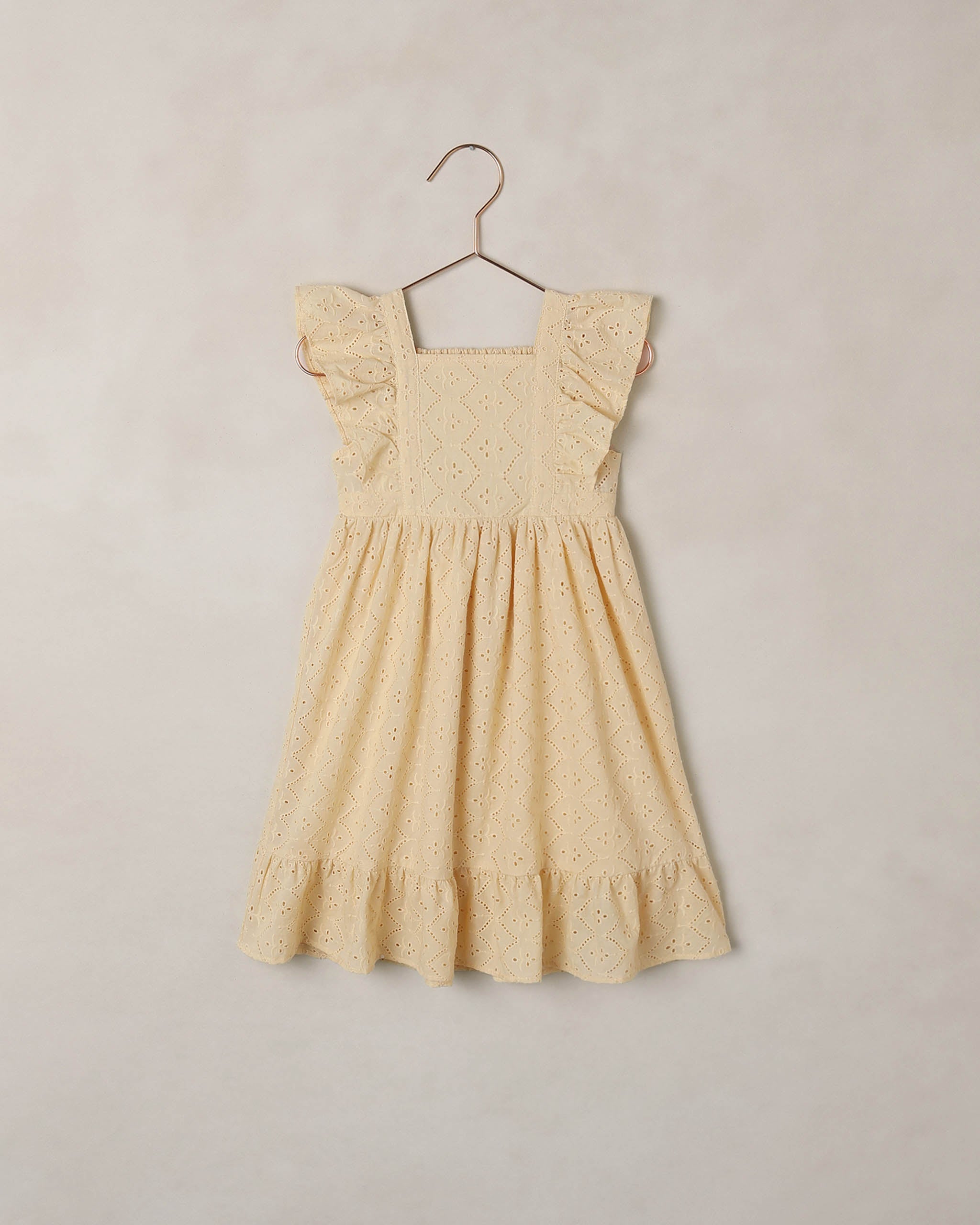 Lucy Dress Lemon - Rylee + Cru | Kids Clothes | Trendy Baby Clothes | Modern Infant Outfits |