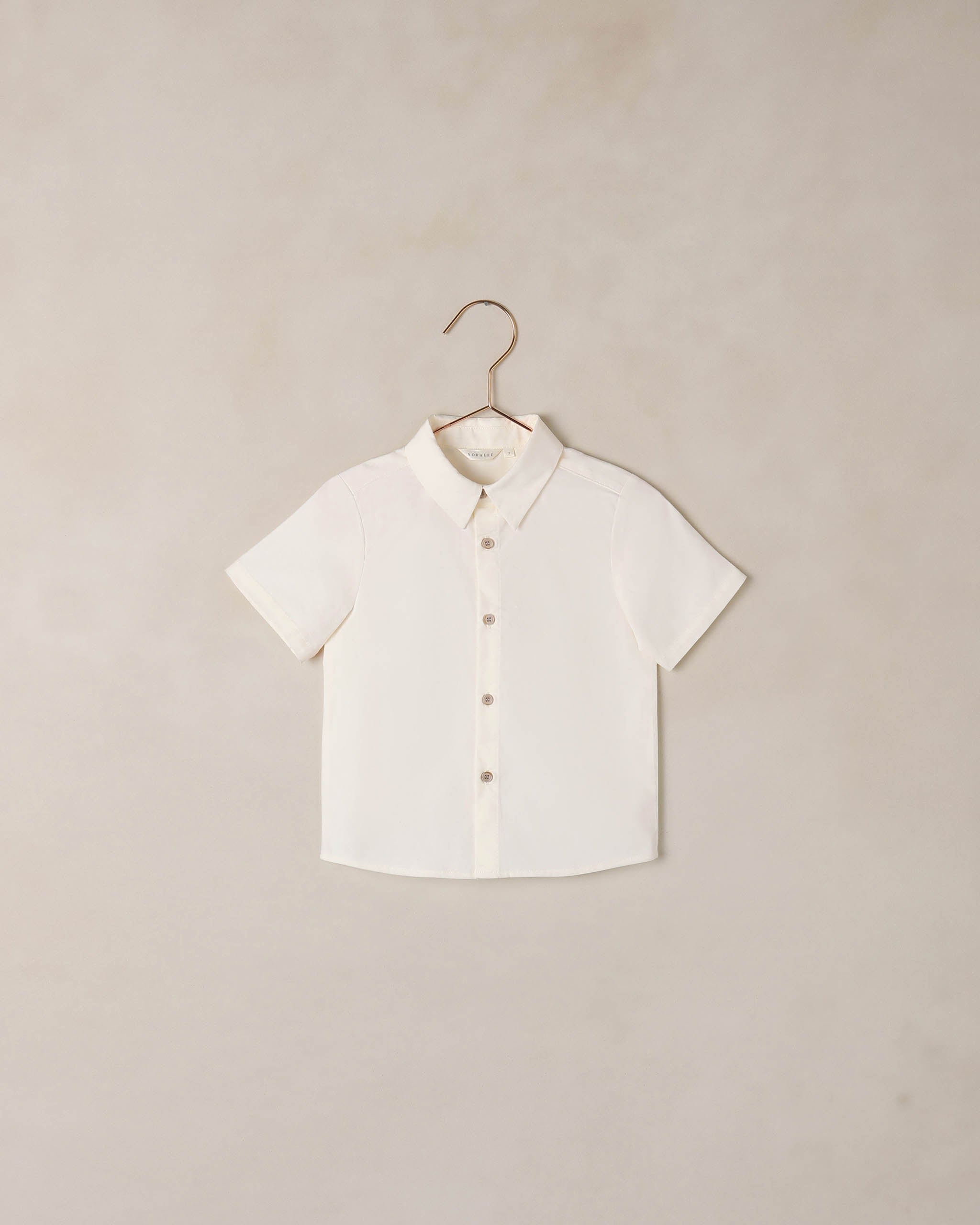 Atlas Shirt Ivory - Rylee + Cru | Kids Clothes | Trendy Baby Clothes | Modern Infant Outfits |