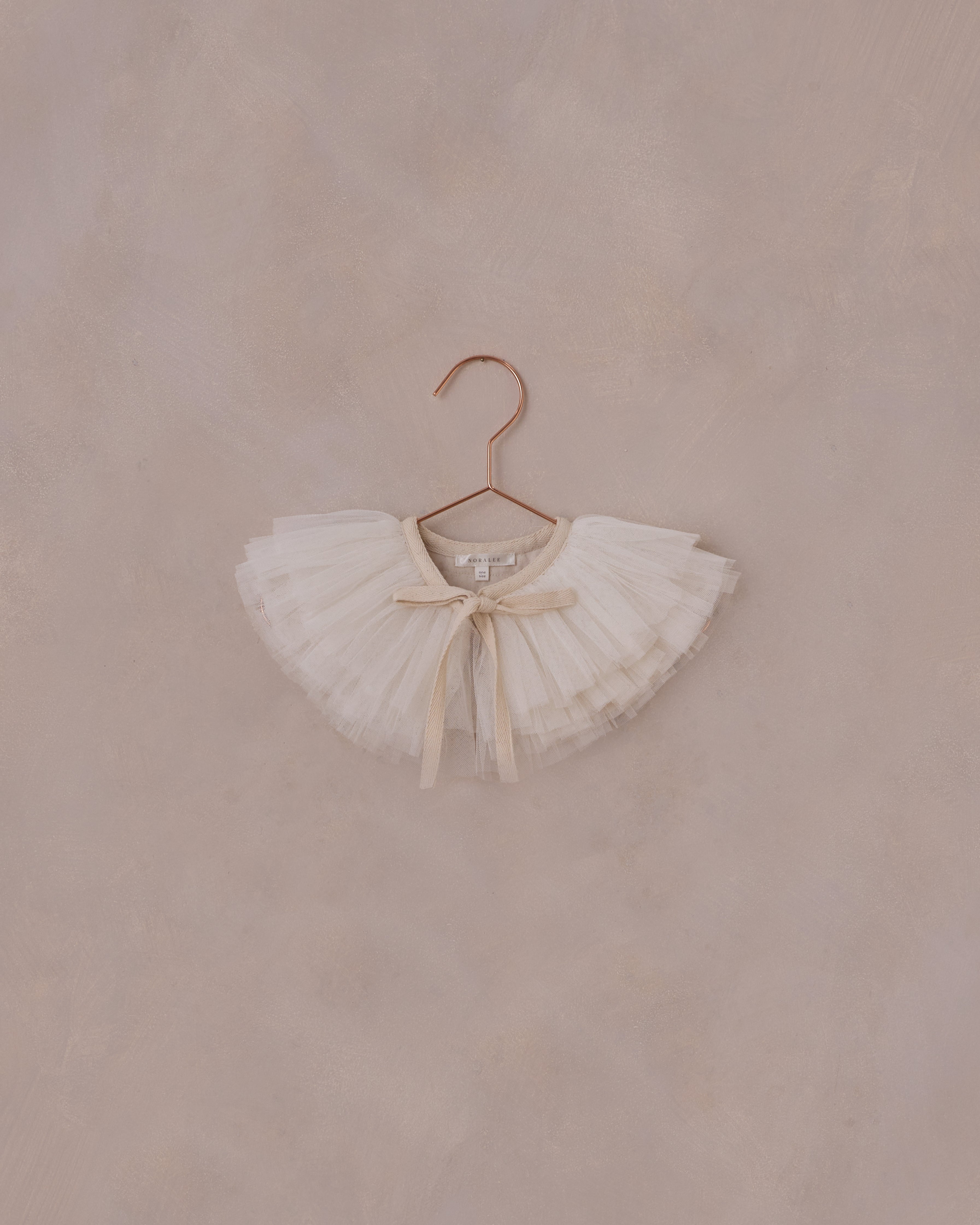 Ruffle Tulle Collar | Ivory