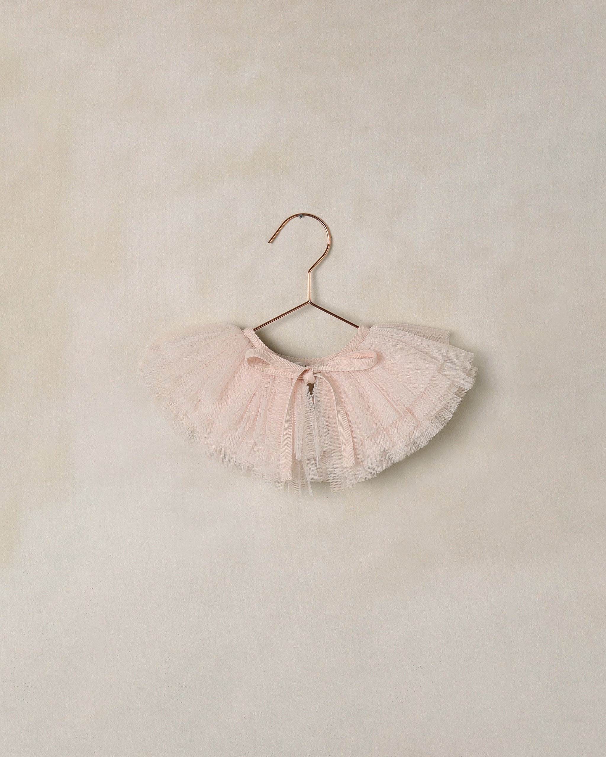 Ruffle Tulle Collar Blush