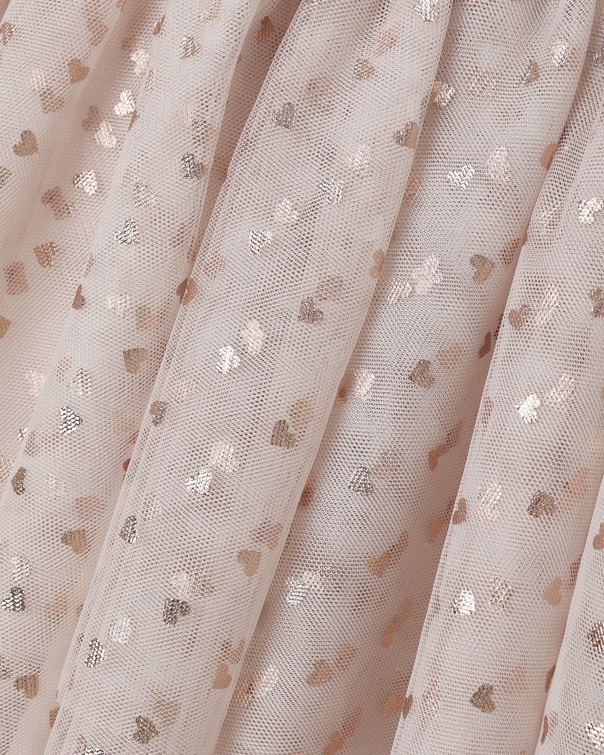 Robe Valentina Cœurs Or Rose