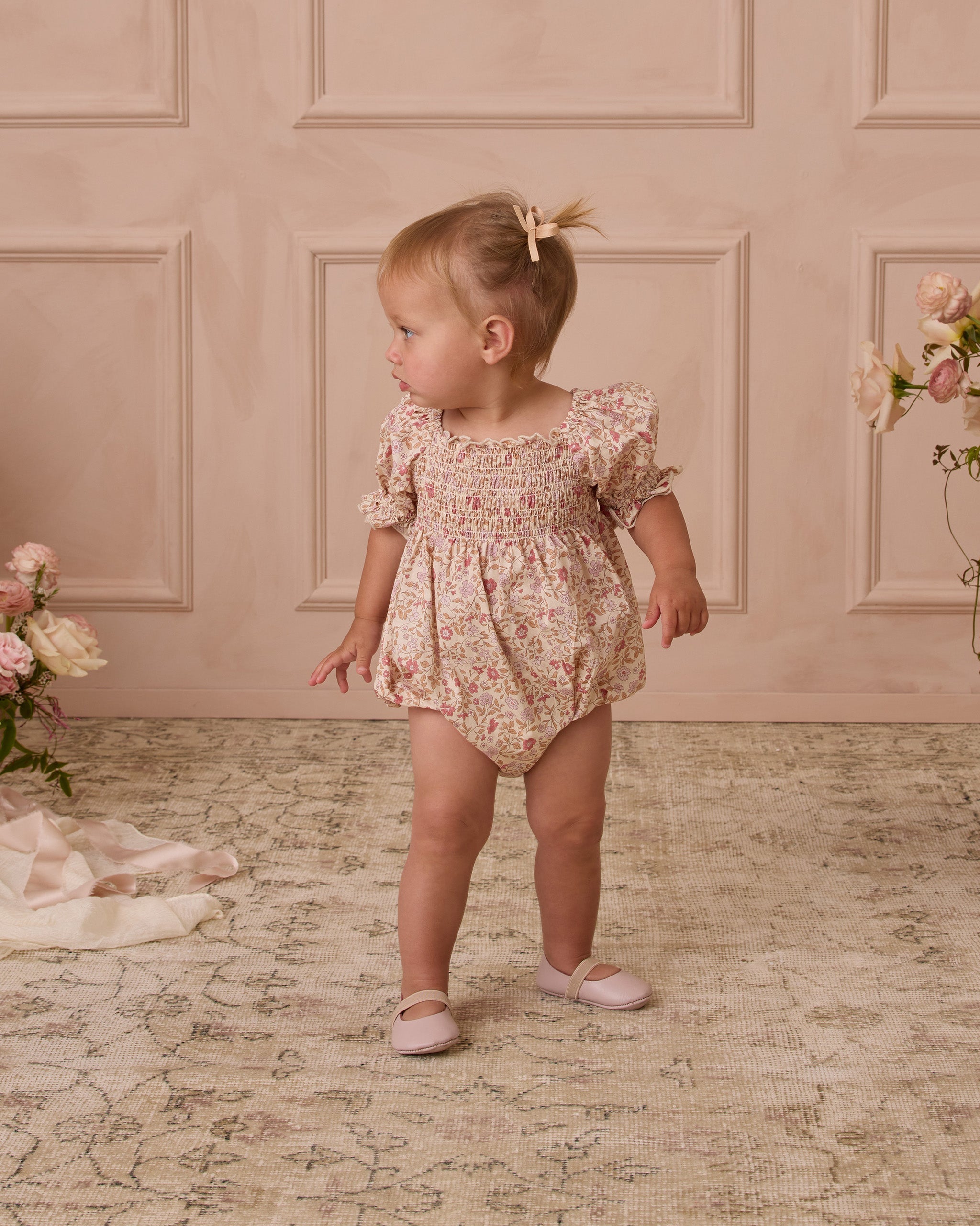 Hazel Romper | Blush Garden