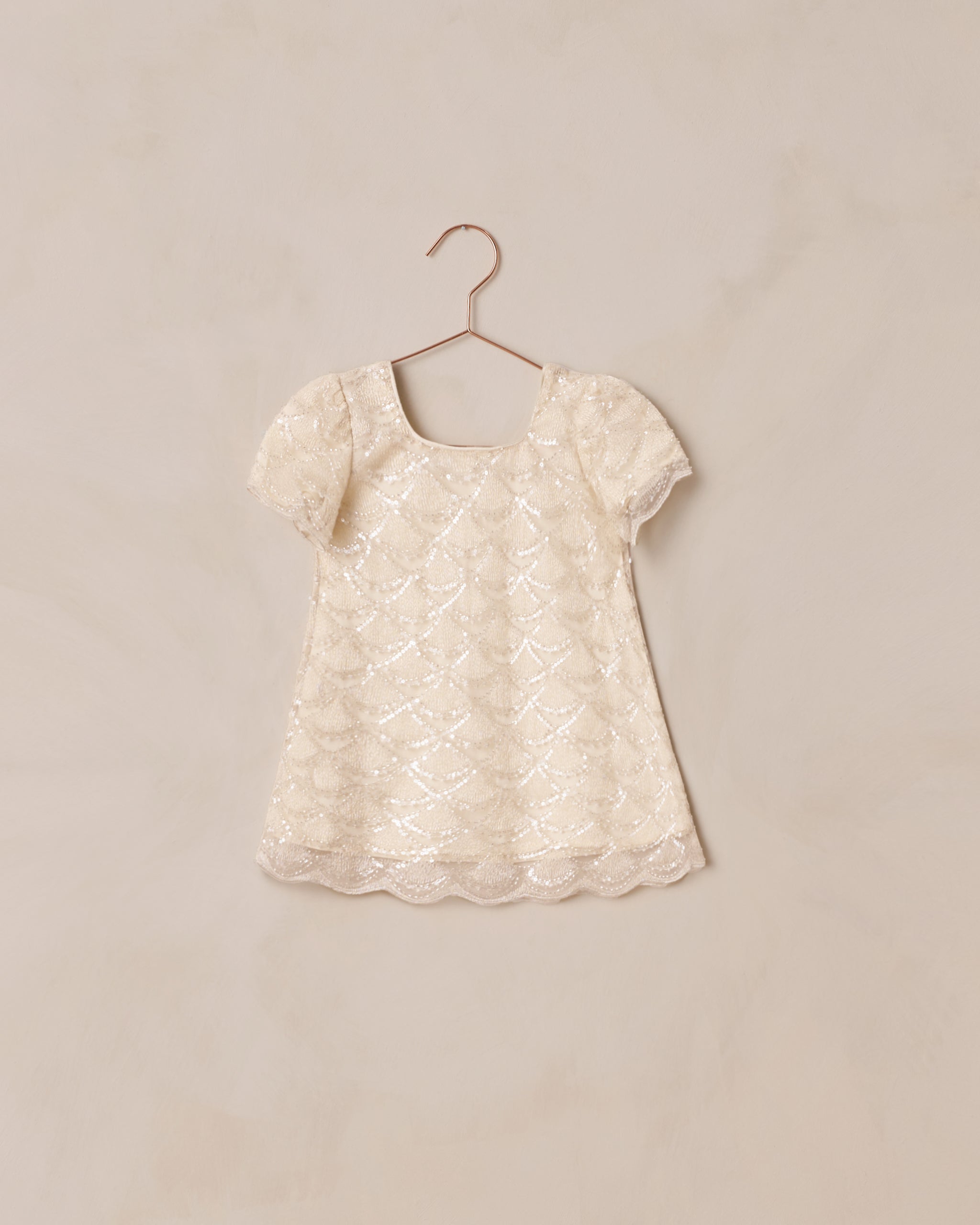 Daisy Dress | Silver Metallic