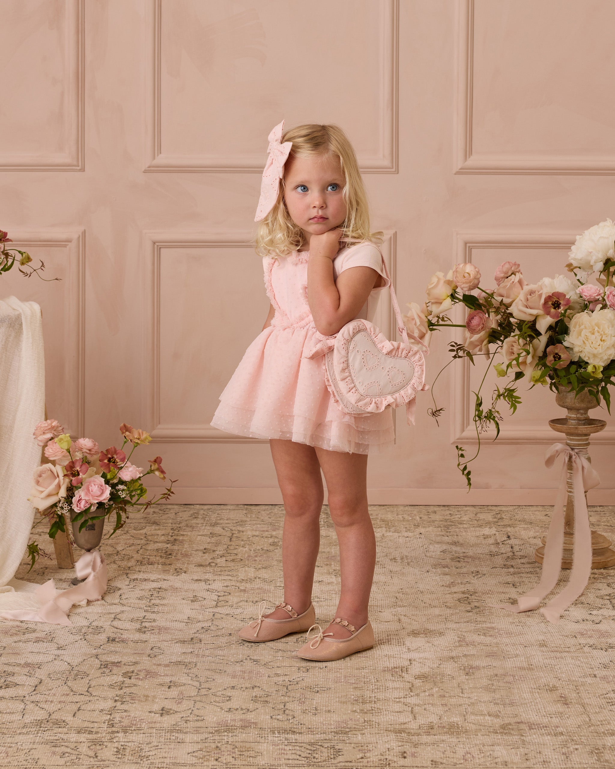 Everly Bow || Blush