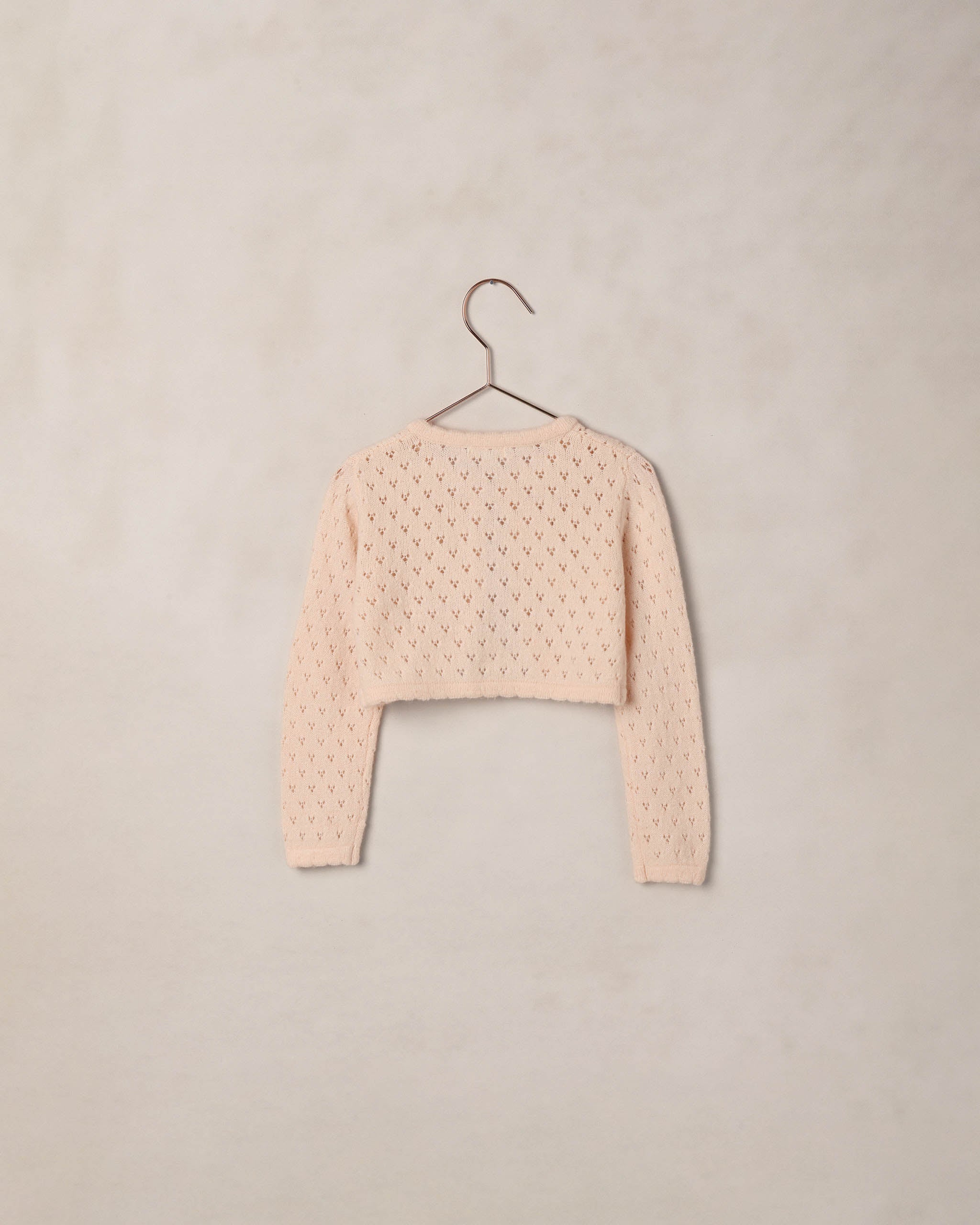 Pull boléro rose poudré