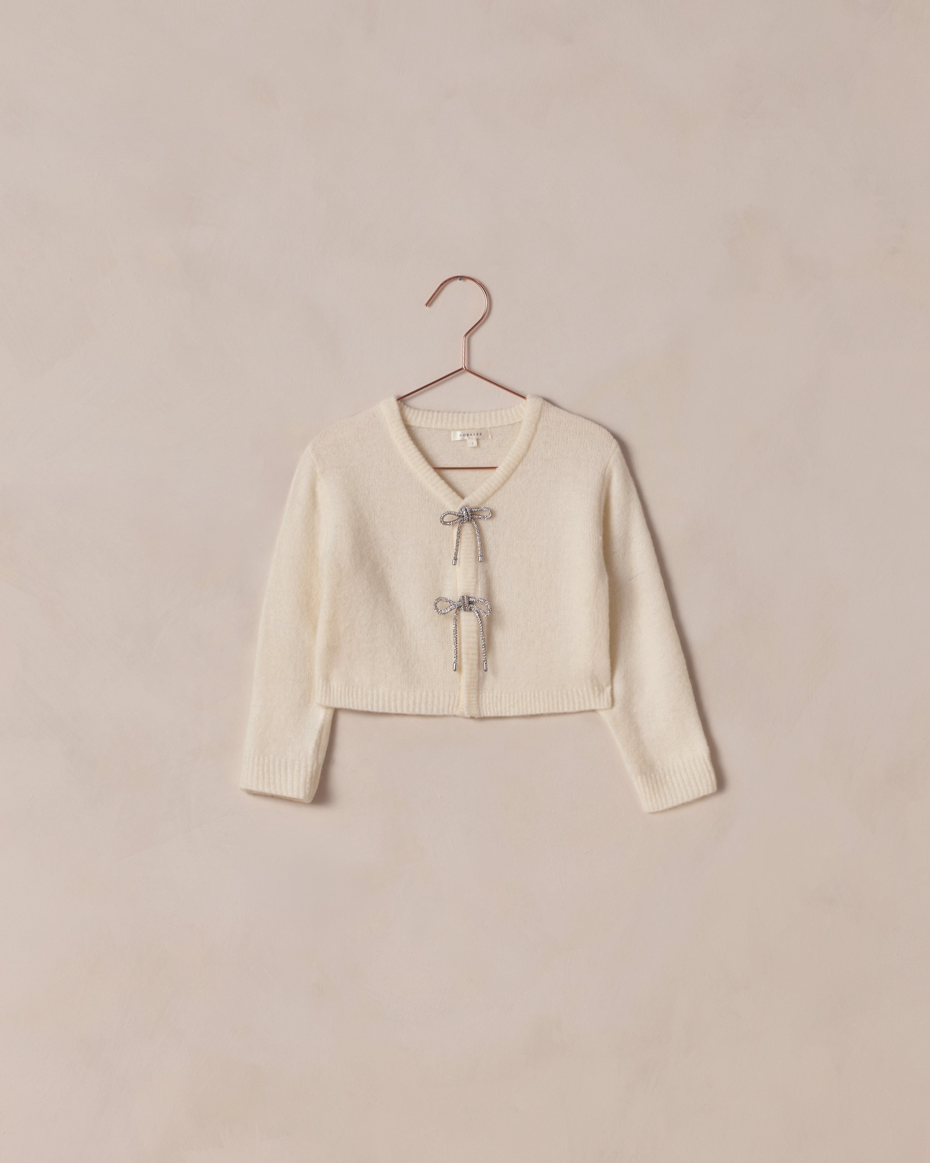 Bow Cardigan | Ivory