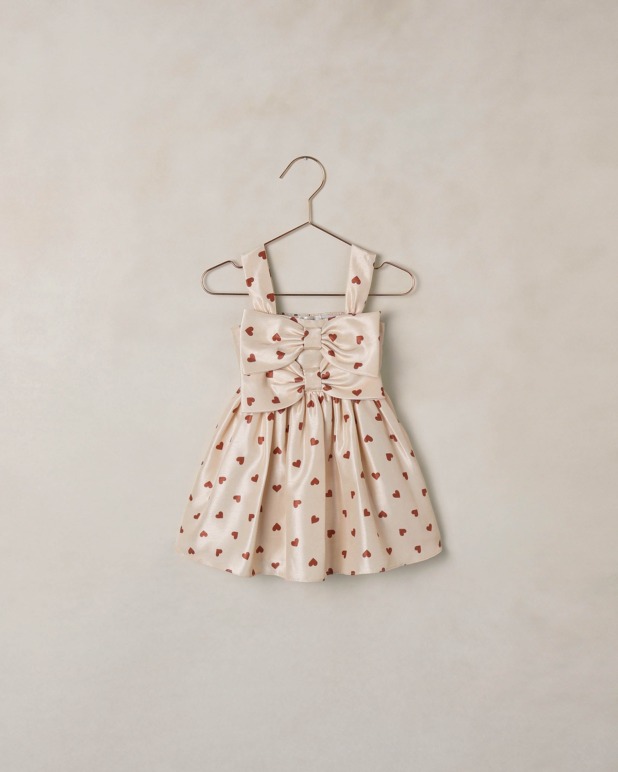 Robe Cindy à cœurs rouges