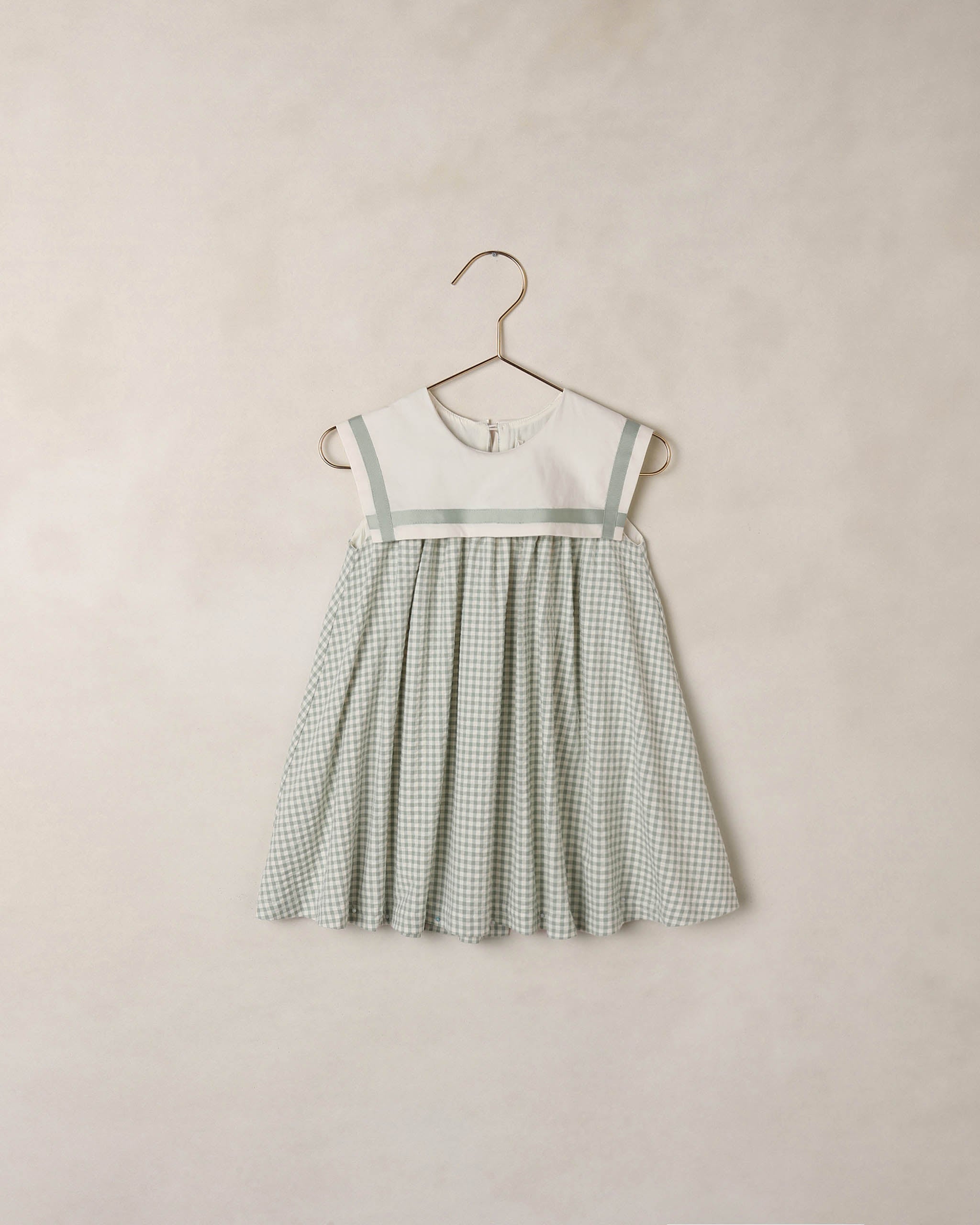 Daisy Dress Eucalyptus Check - Rylee + Cru | Kids Clothes | Trendy Baby Clothes | Modern Infant Outfits |