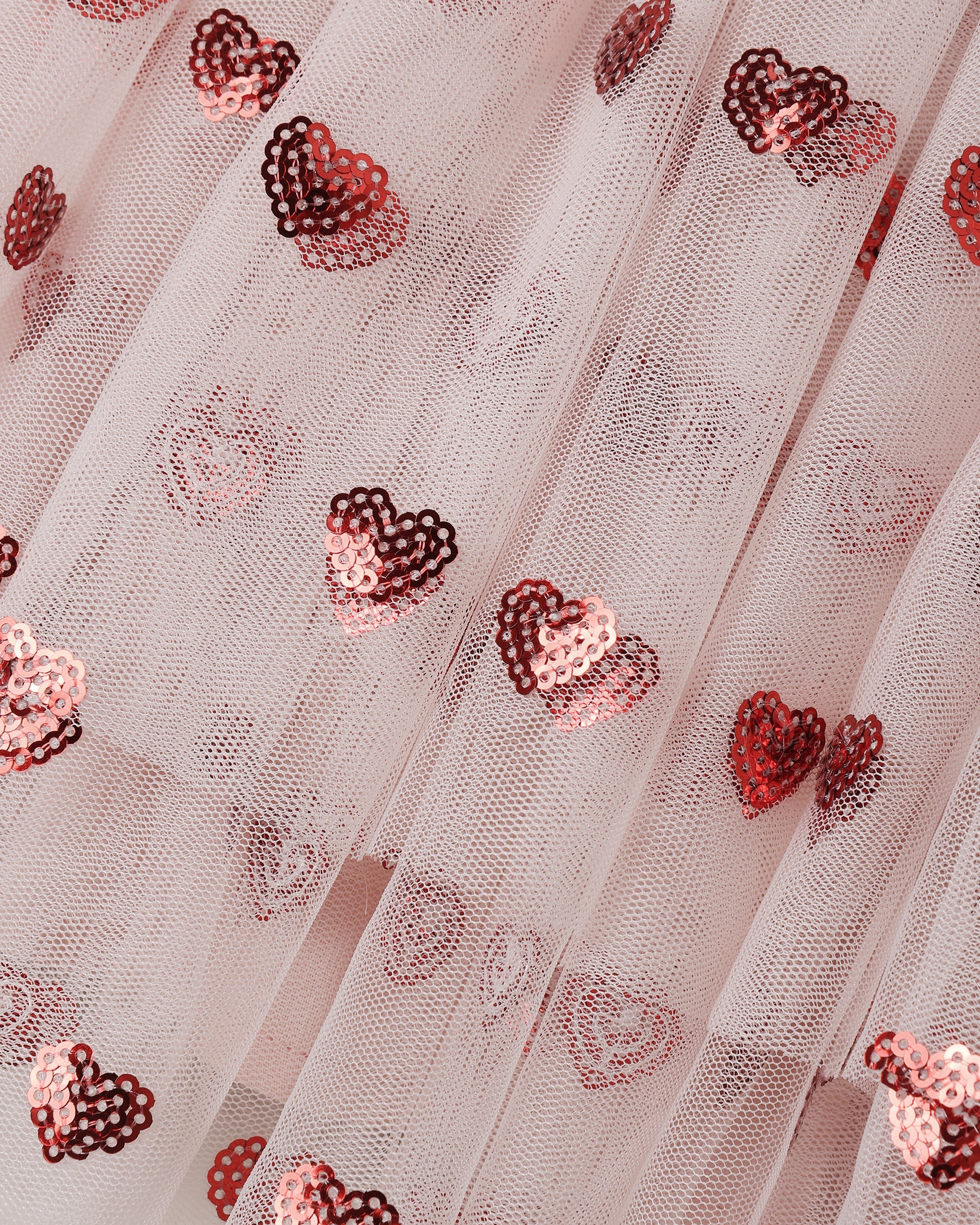 Ensemble tutu Aurora à cœurs rouges