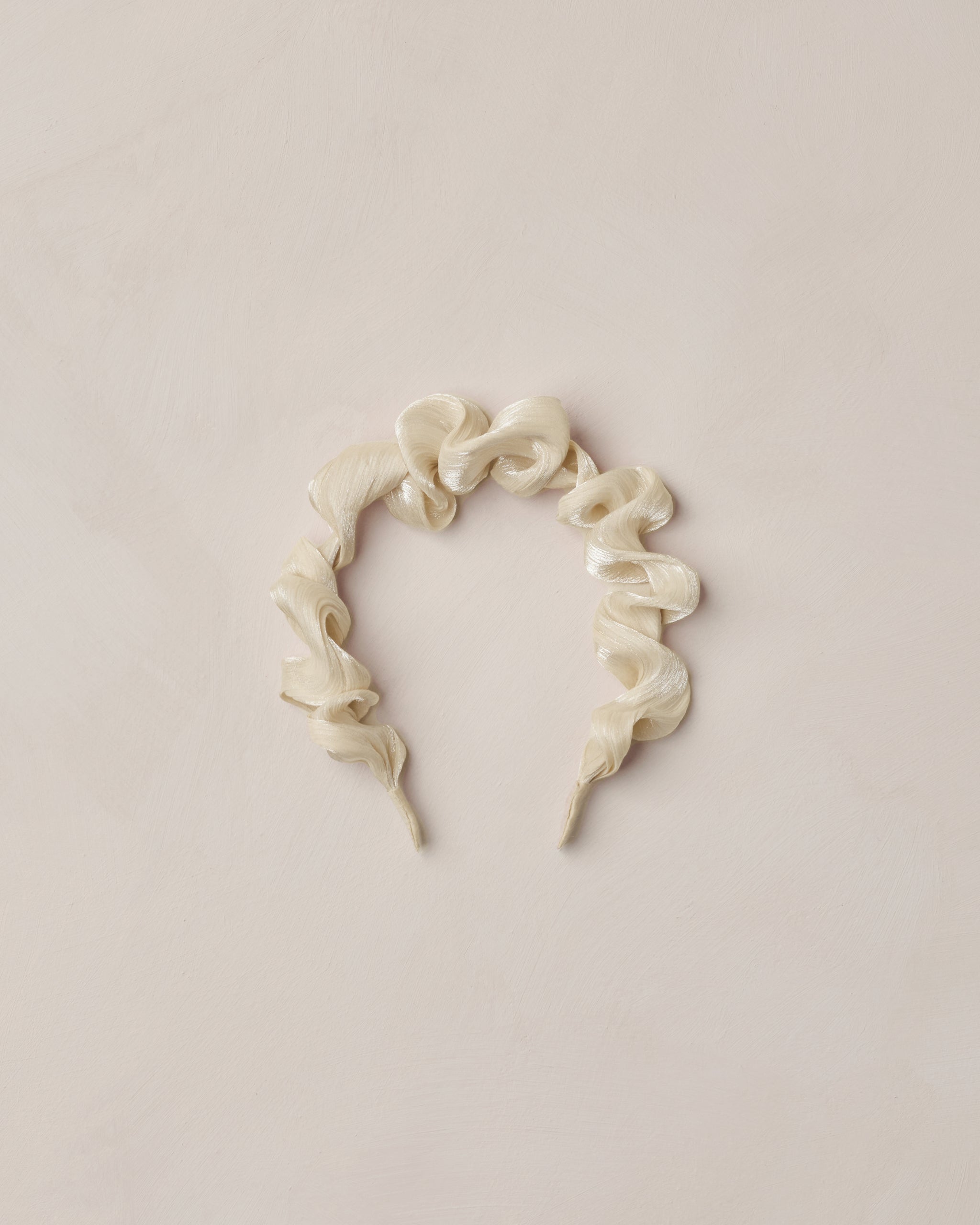 Gathered Headband | Ecru