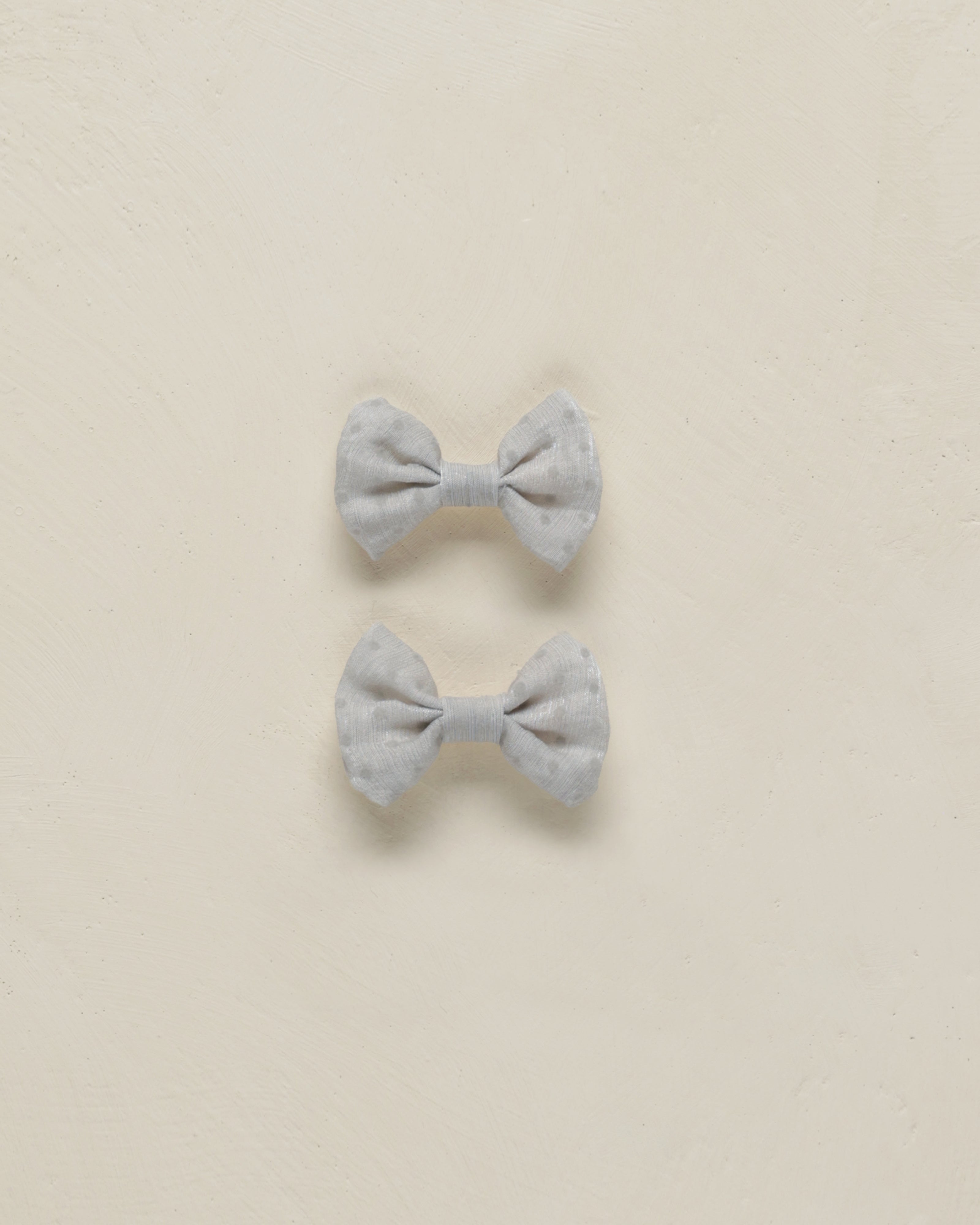 Little Bow Clips || Powder Blue