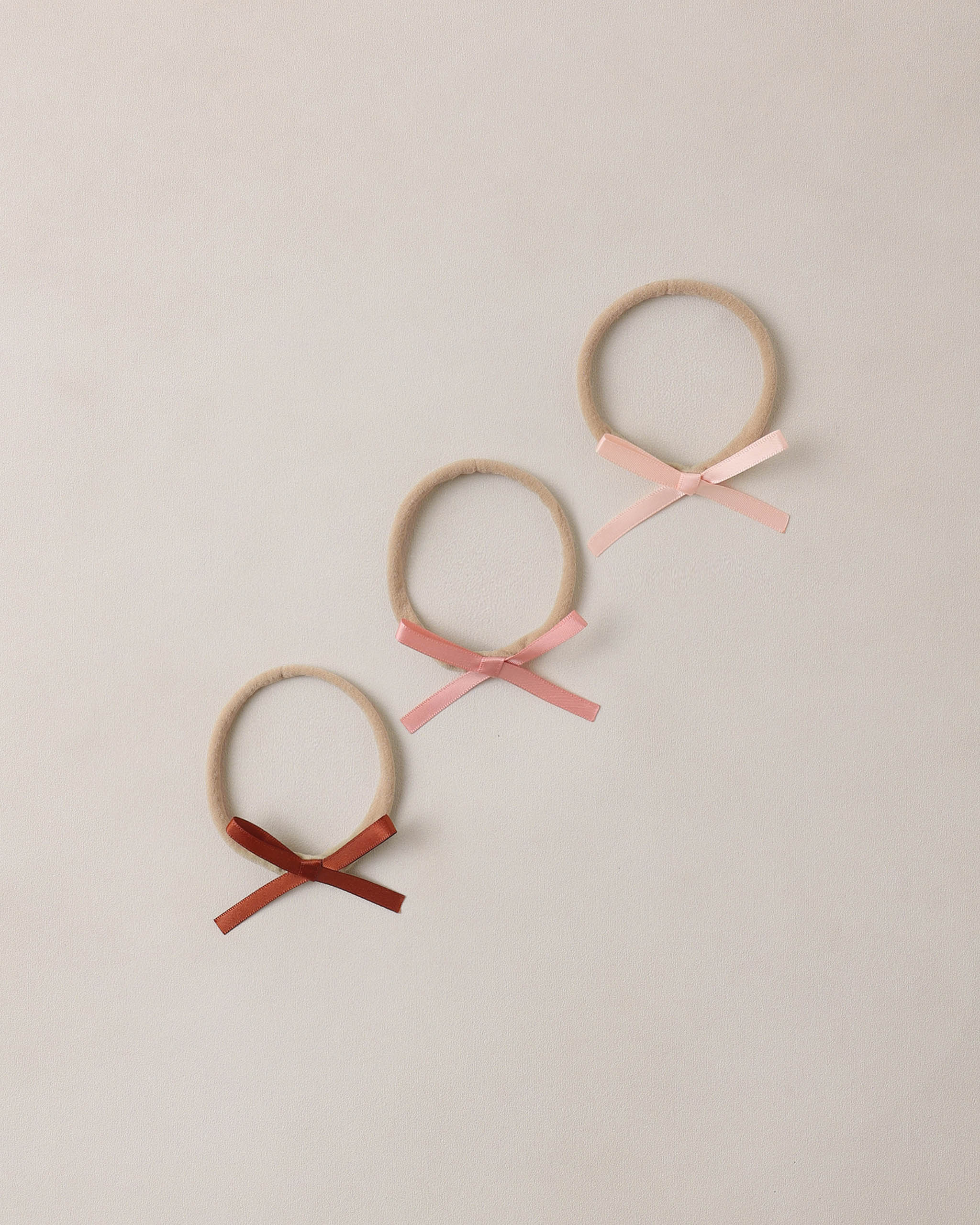 Baby Bow Headbands Blush, Red, Pink