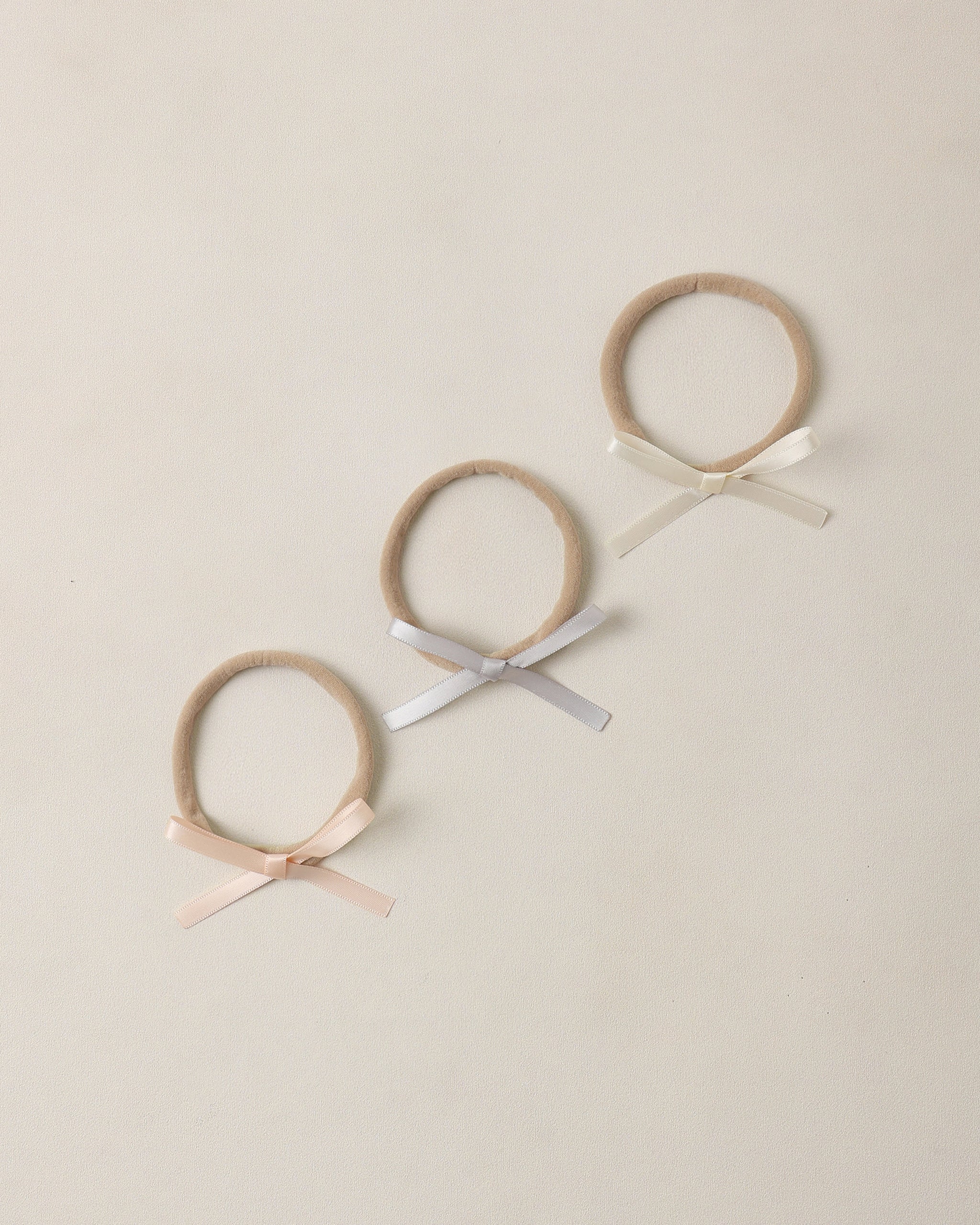 Baby Bow Headbands Mist, Pearl, Ivory