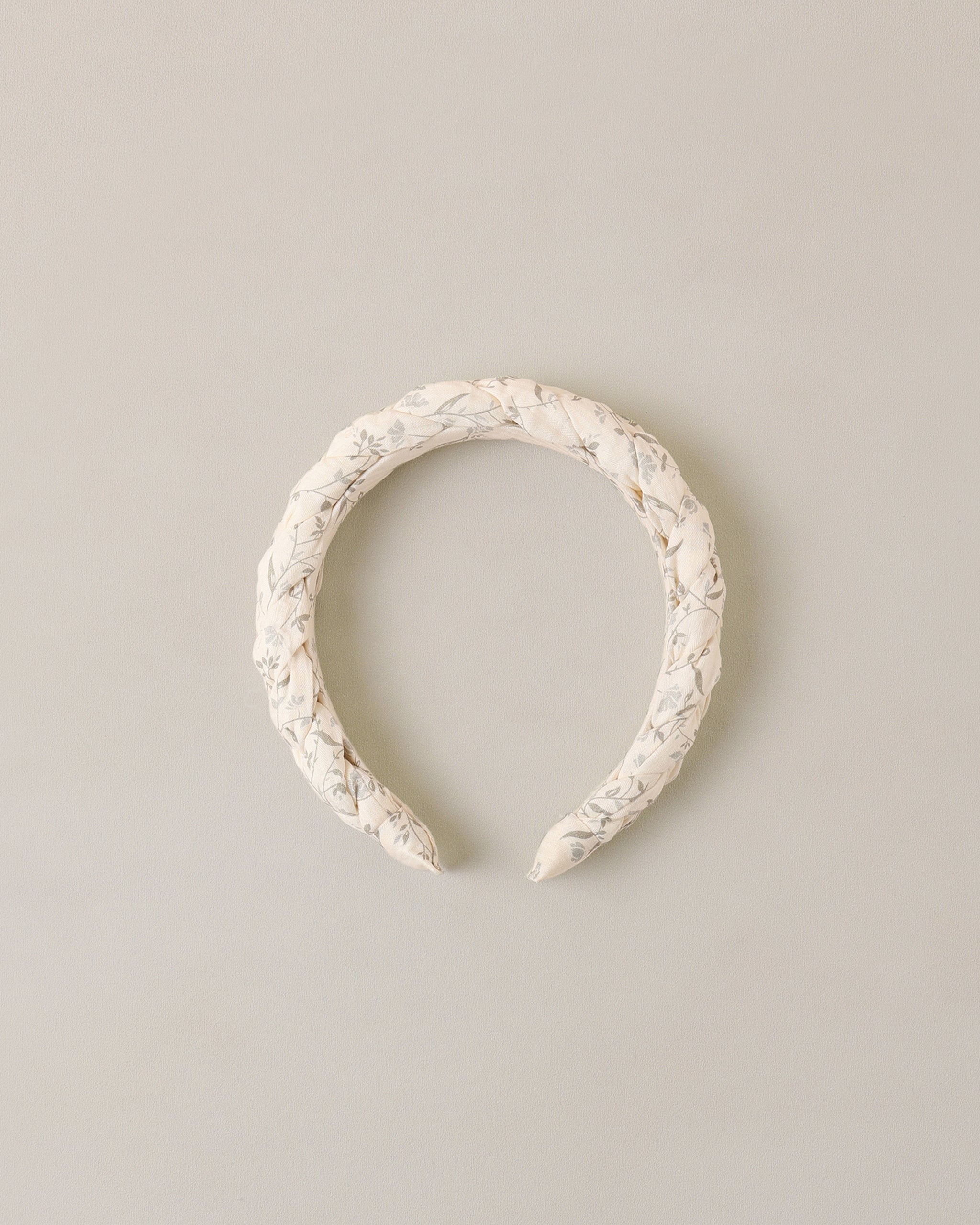 Braided Headband French Floral Stripe