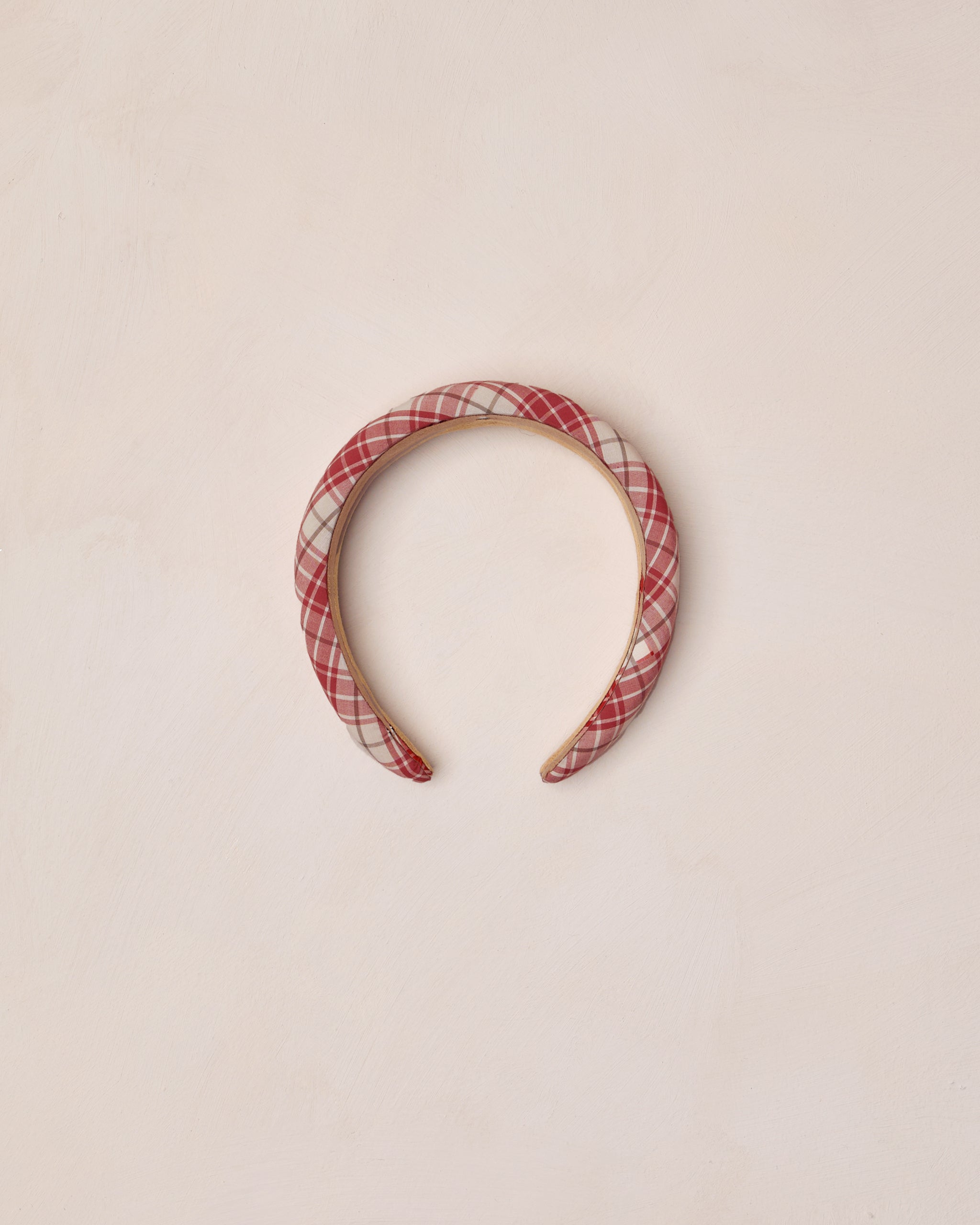 Padded Headband || Holiday Tartan