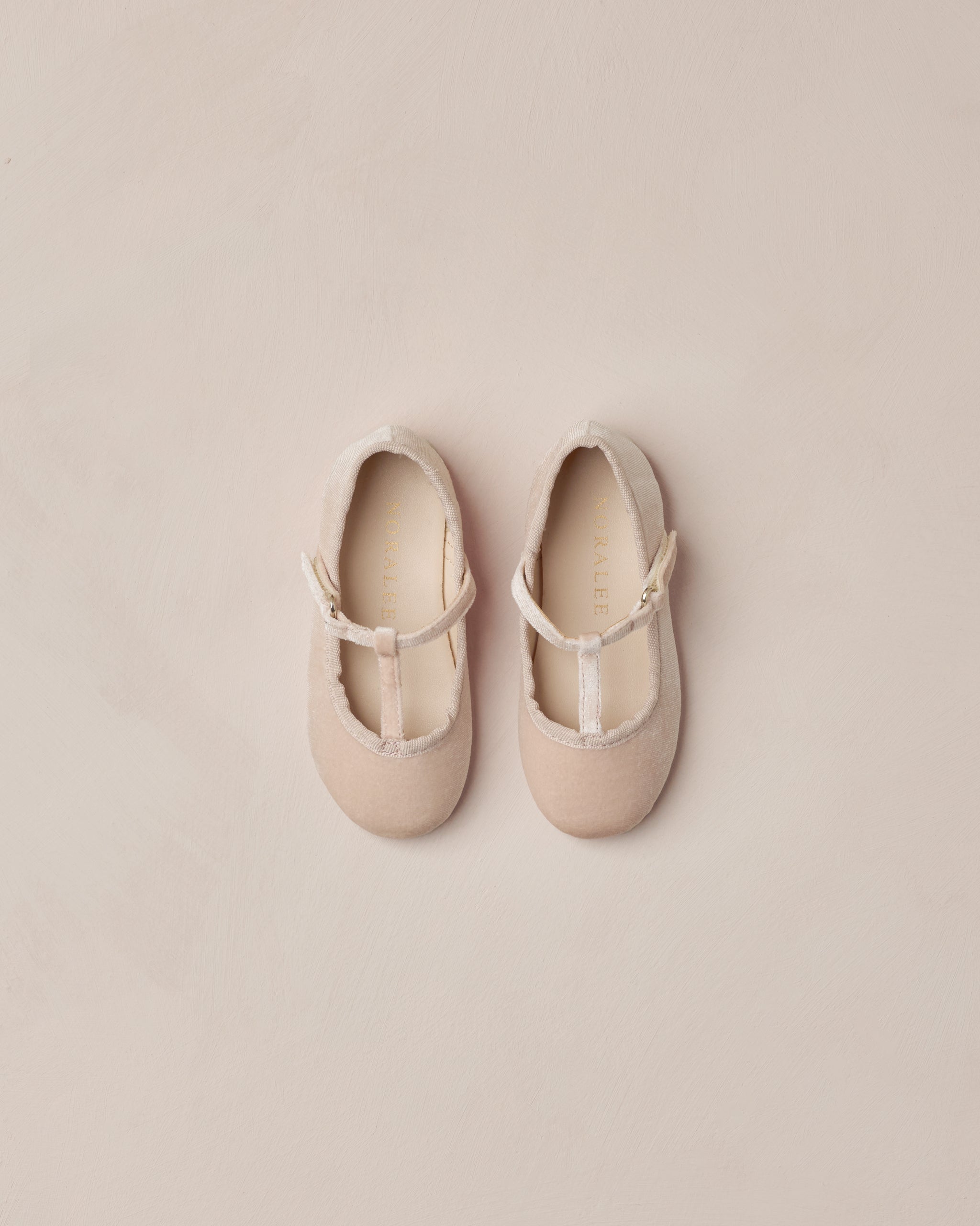 T-Strap Ballet Flats | Rose