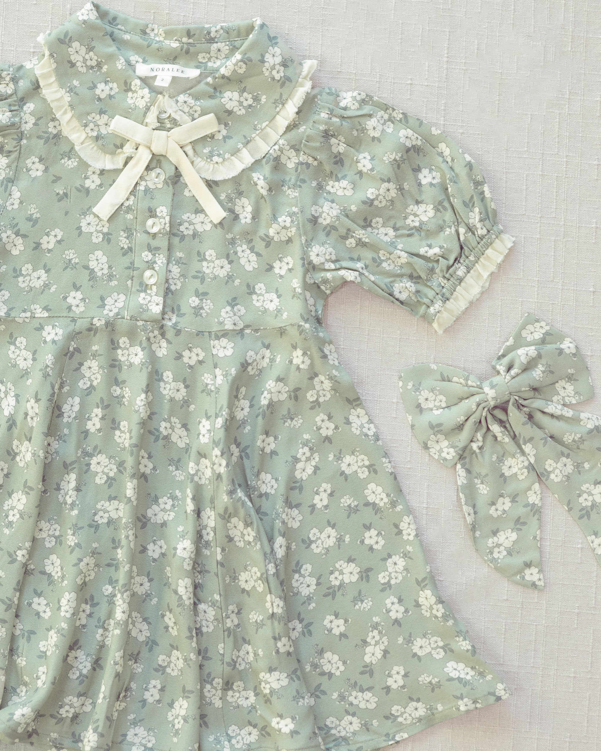 Everly Bow Blossom - Rylee + Cru | Kids Clothes | Trendy Baby Clothes | Modern Infant Outfits |