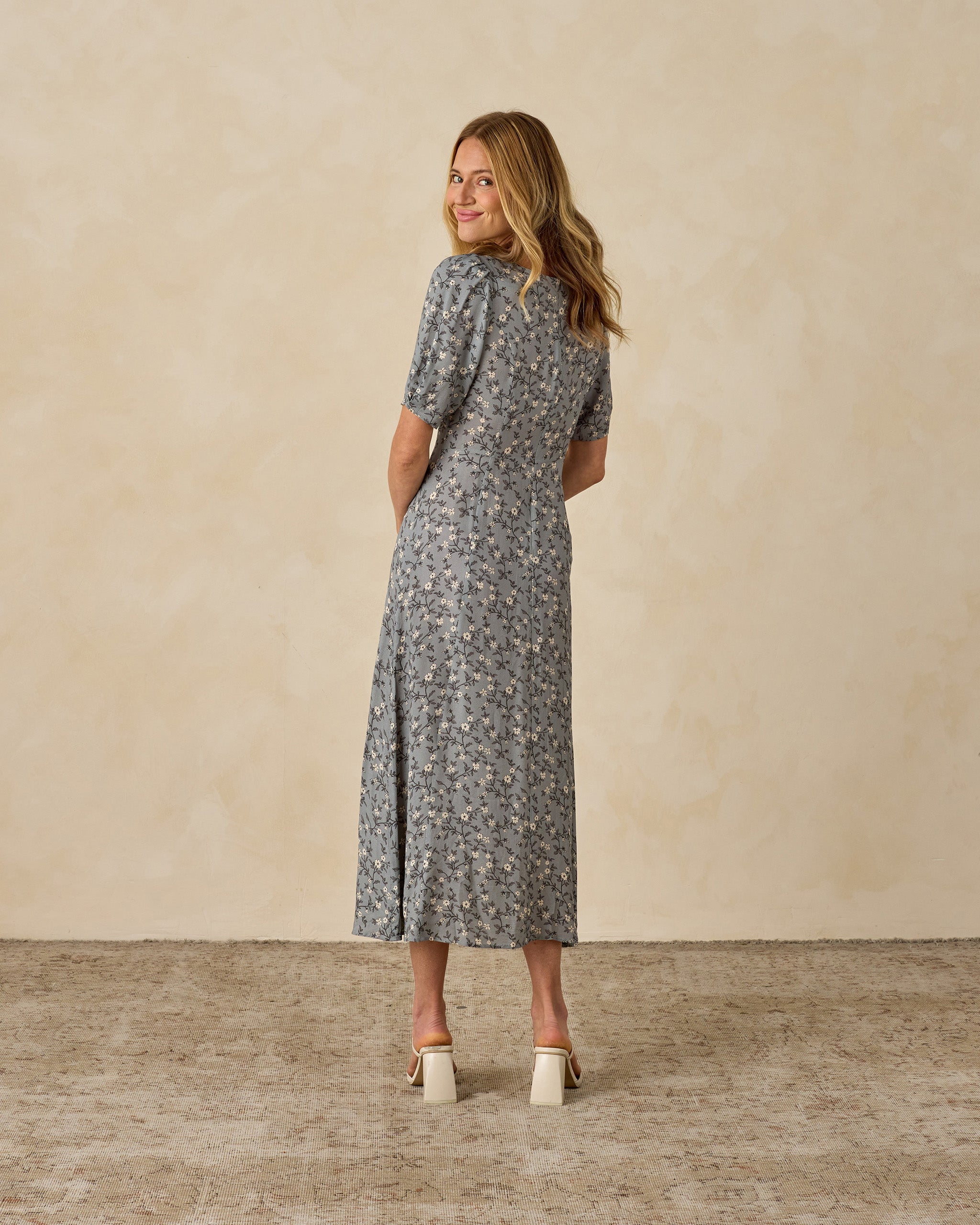 Violet Dress || French Blue Floral