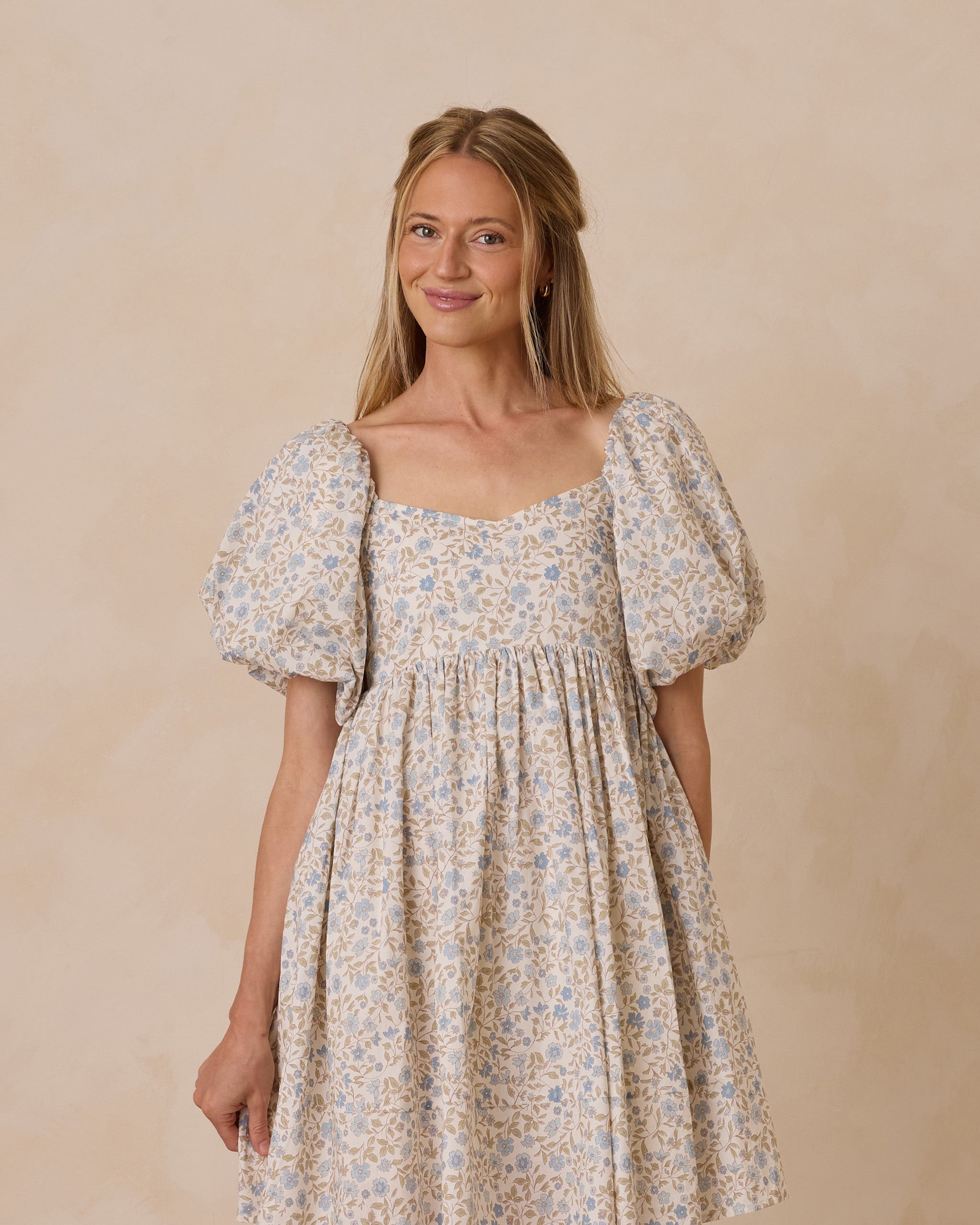 Isabella Dress | Blue Garden