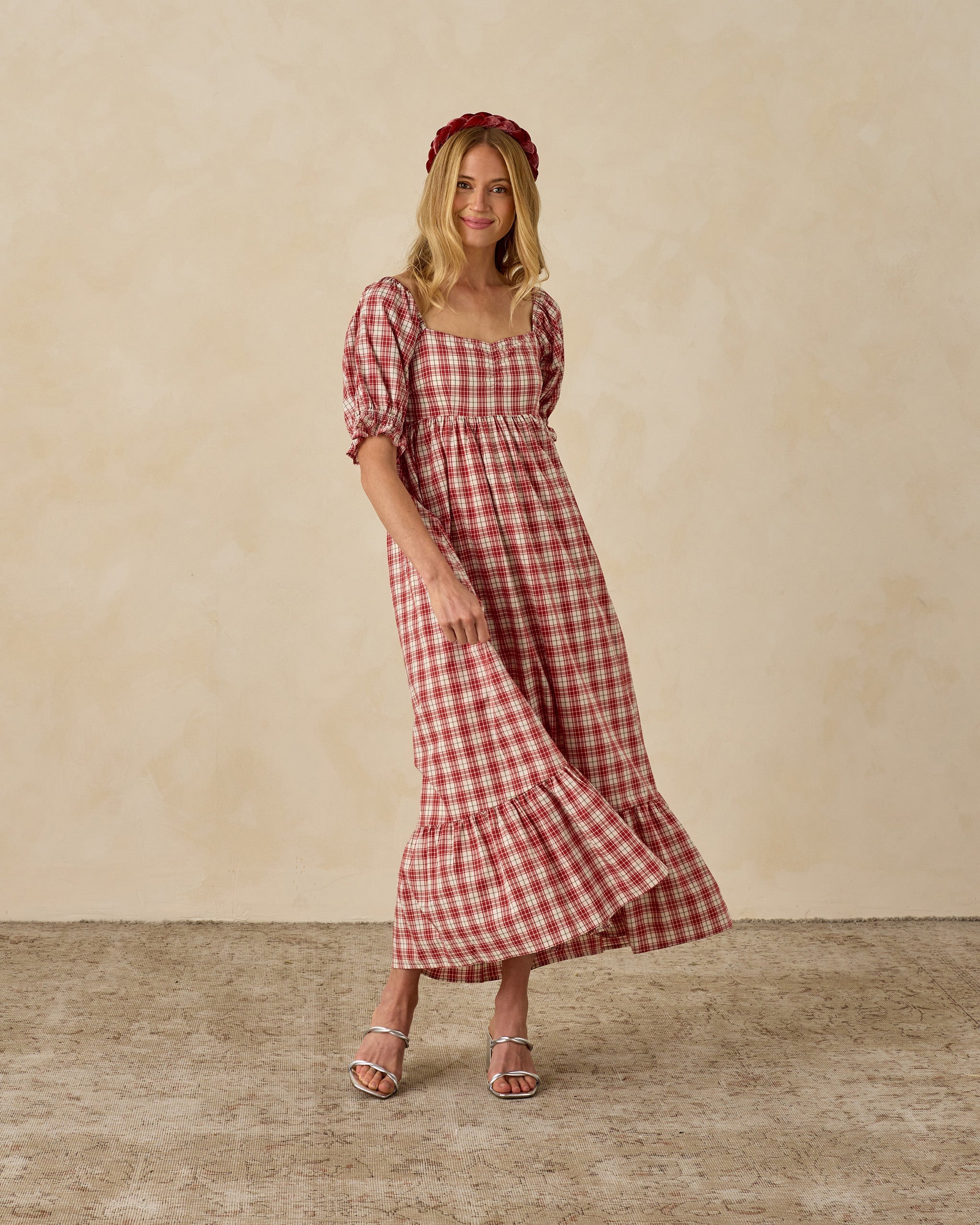 Chloe Dress | Holiday Tartan