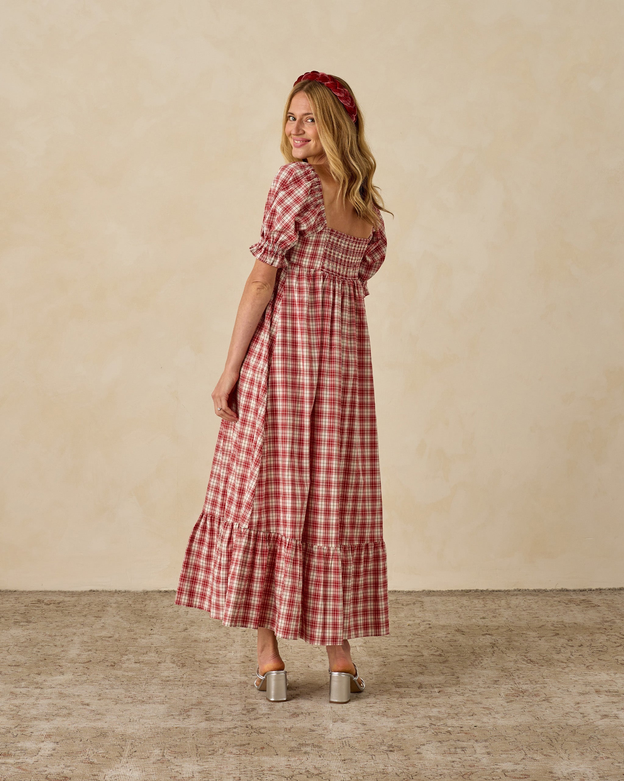 Chloe Dress | Holiday Tartan