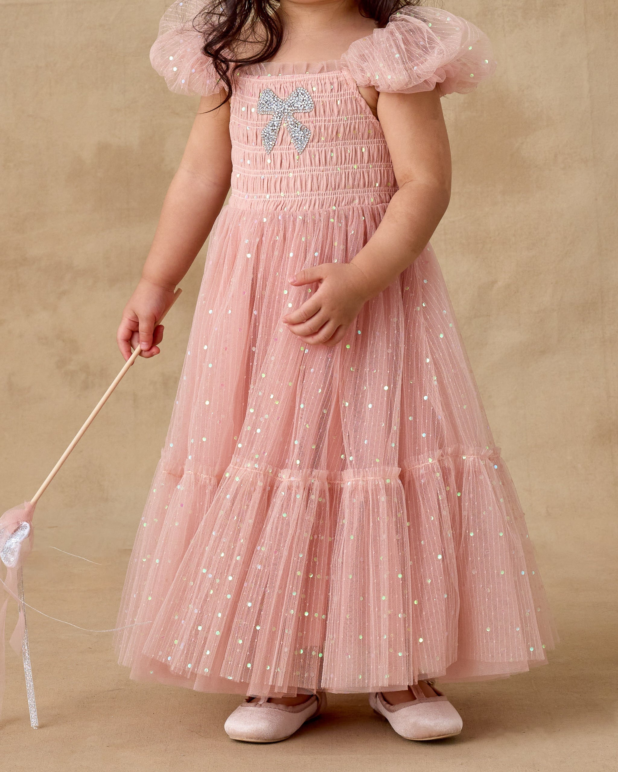 Clara Dress | Rose - Rylee + Cru | Kids Clothes | Trendy Baby Clothes | Modern Infant Outfits |