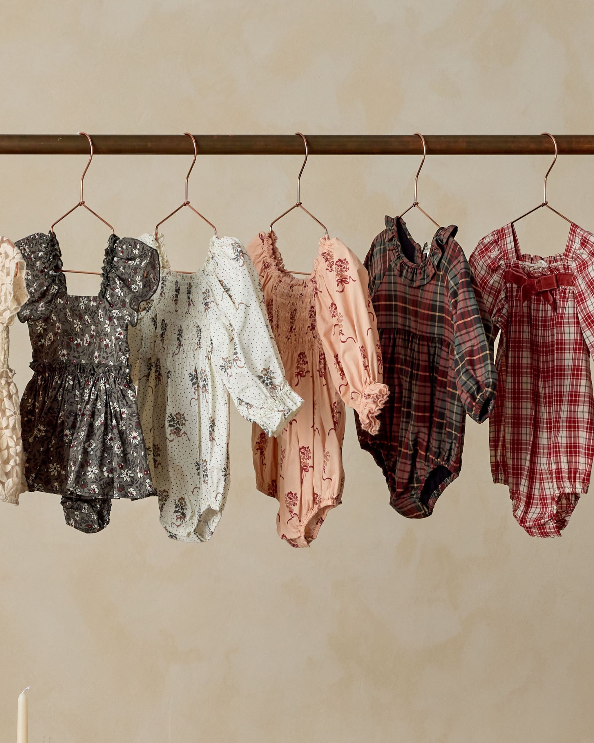 Autumn Romper | Vintage Ruby