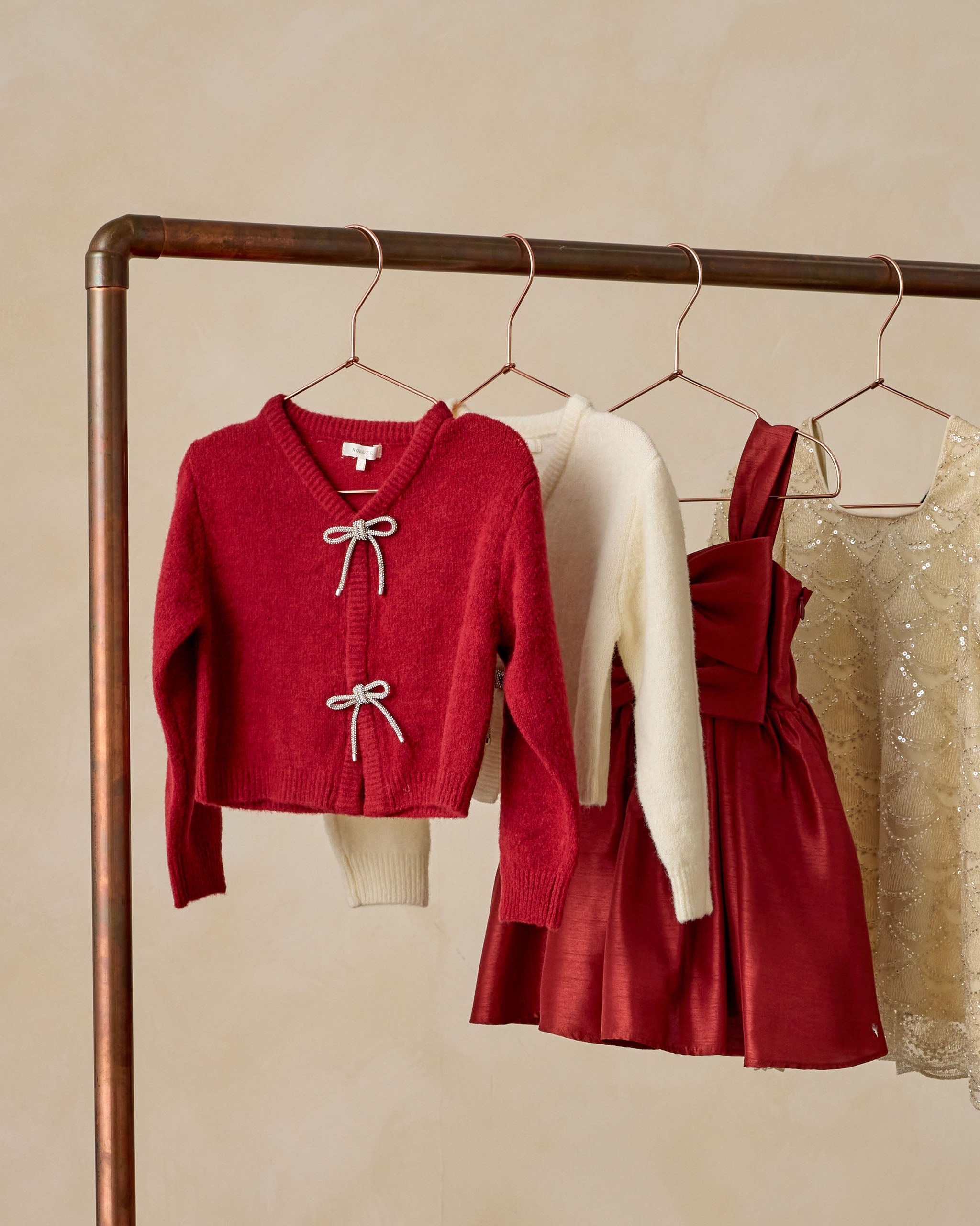 Bow Cardigan | Ruby