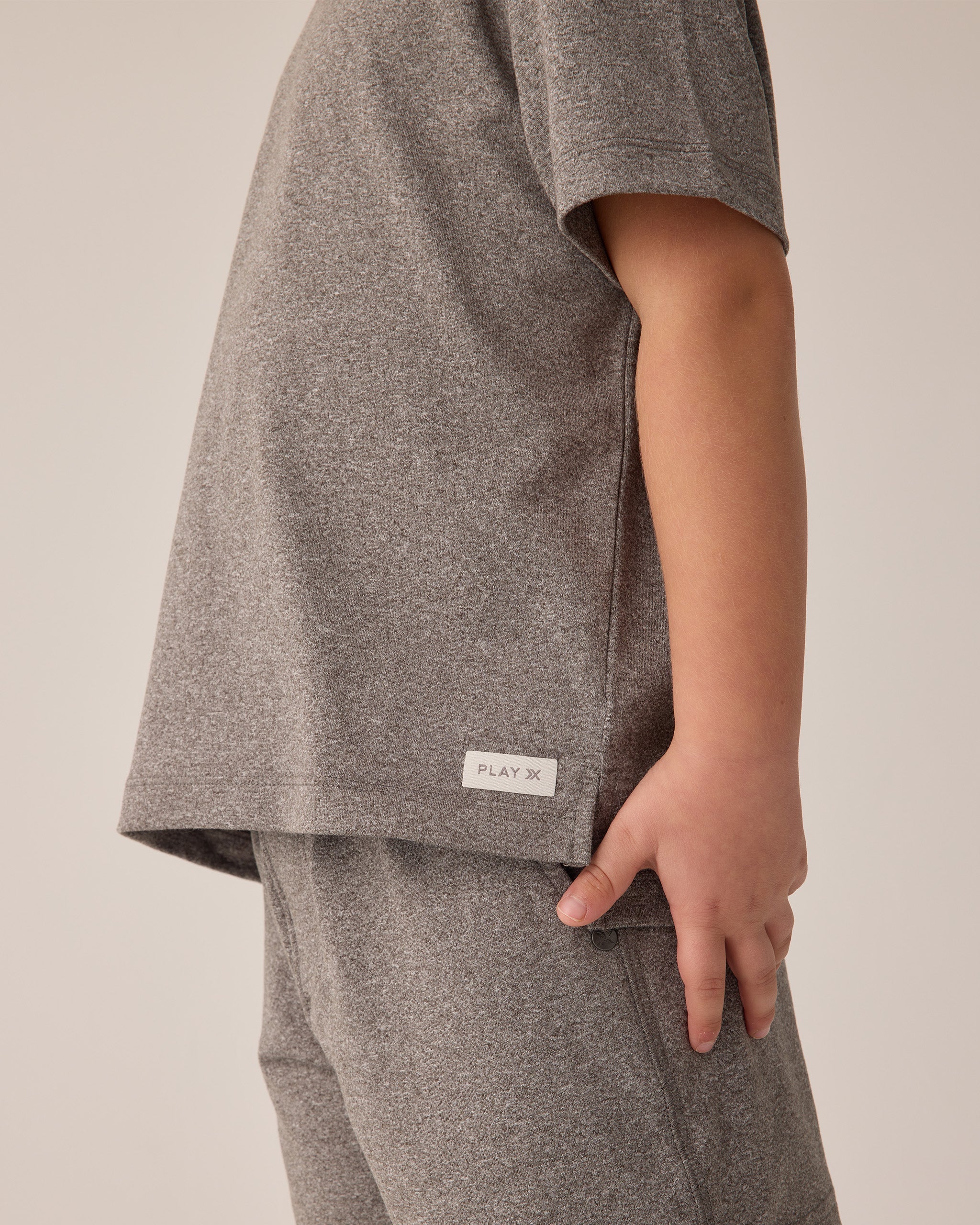 Oceanside Tech Short || Heathered Grey