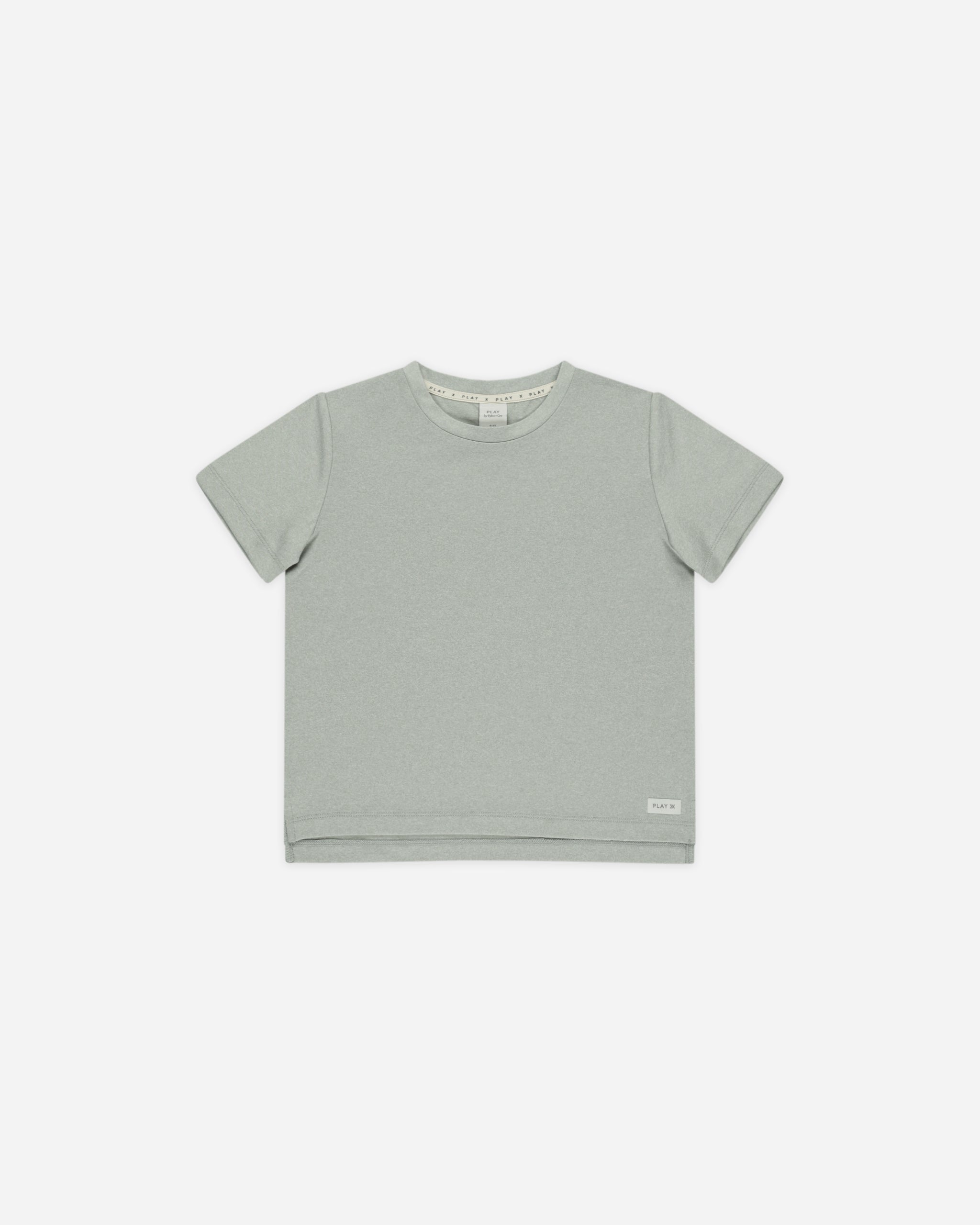 Cove Essential Tee || Heathered Seafoam