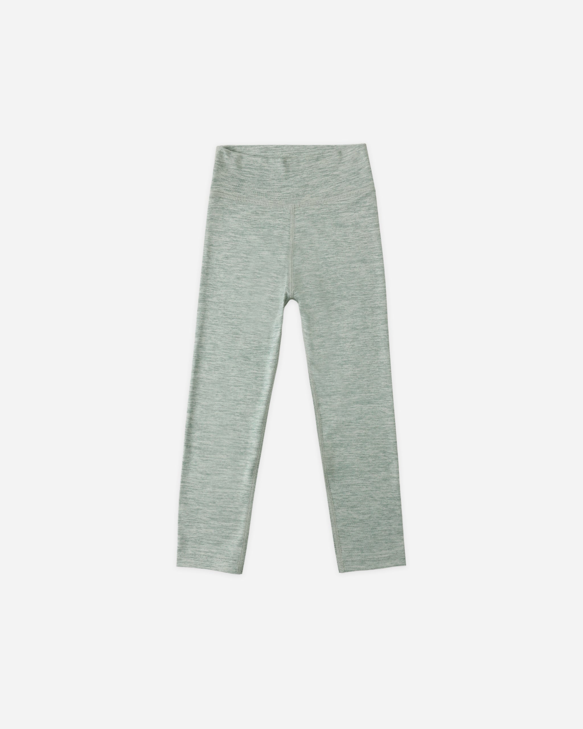 Basic Legging Heathered Sea Green - Rylee + Cru | Kids Clothes | Trendy Baby Clothes | Modern Infant Outfits |