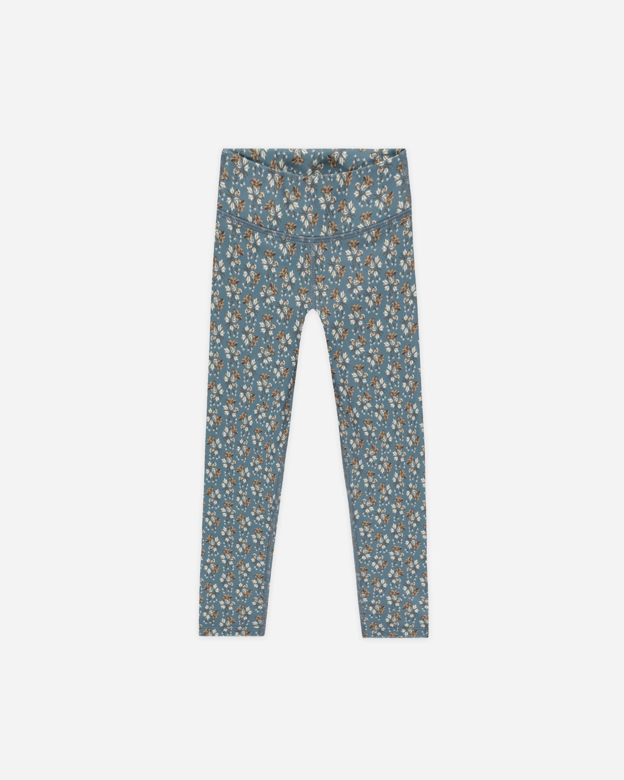 Basic Legging || Blue Floral