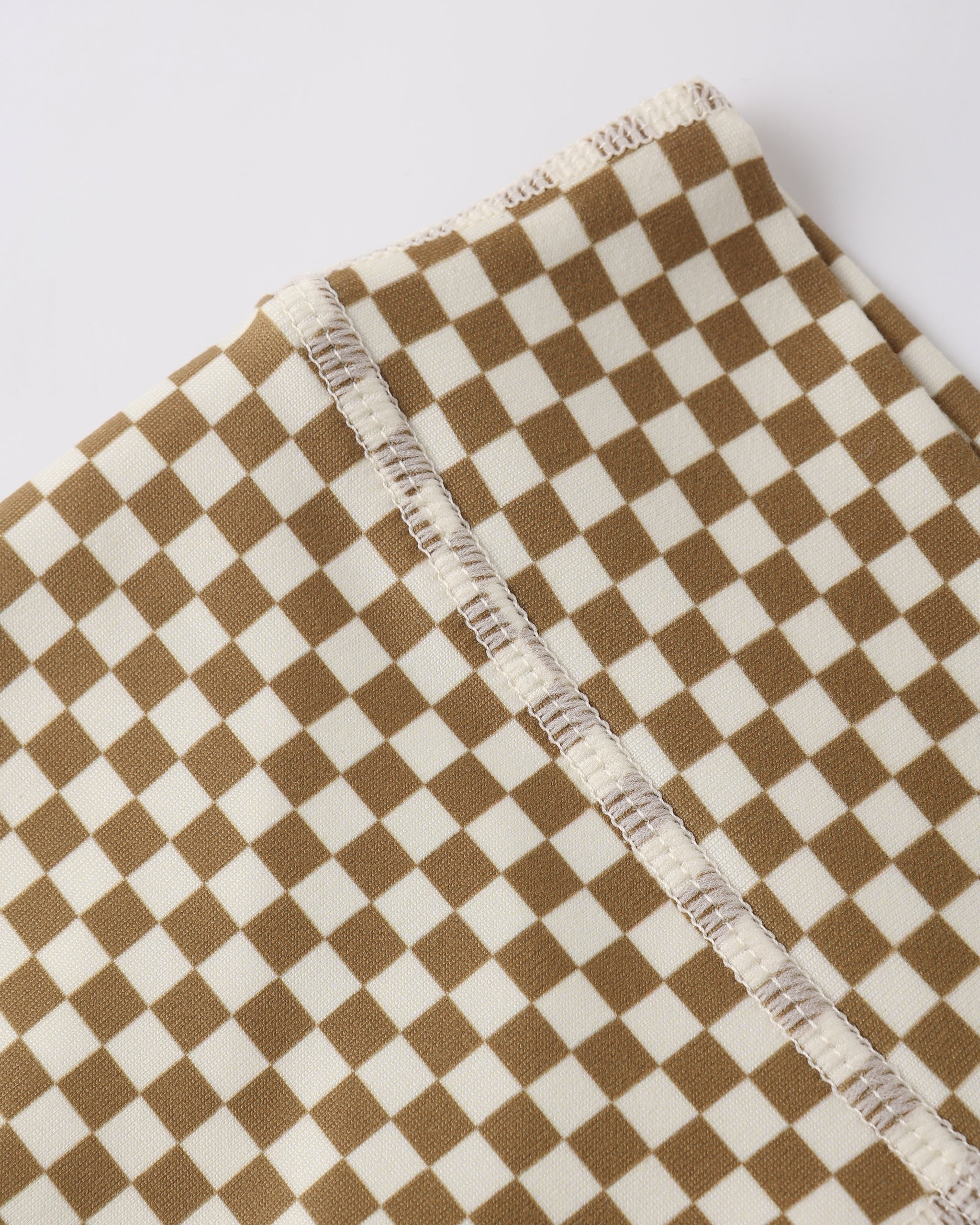 Shortie Short Ocre Check - Rylee + Cru | Kids Clothes | Trendy Baby Clothes | Modern Infant Outfits |