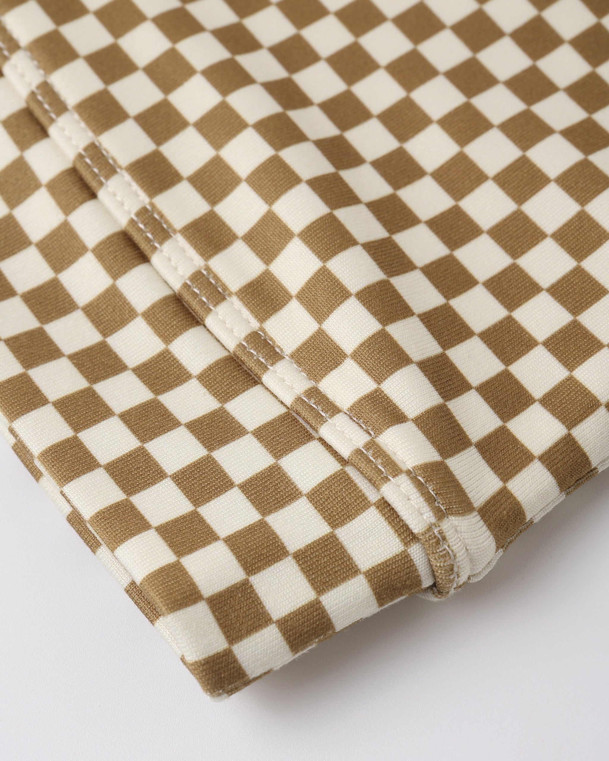 Swift Sports Bra Ocre Check - Rylee + Cru | Kids Clothes | Trendy Baby Clothes | Modern Infant Outfits |