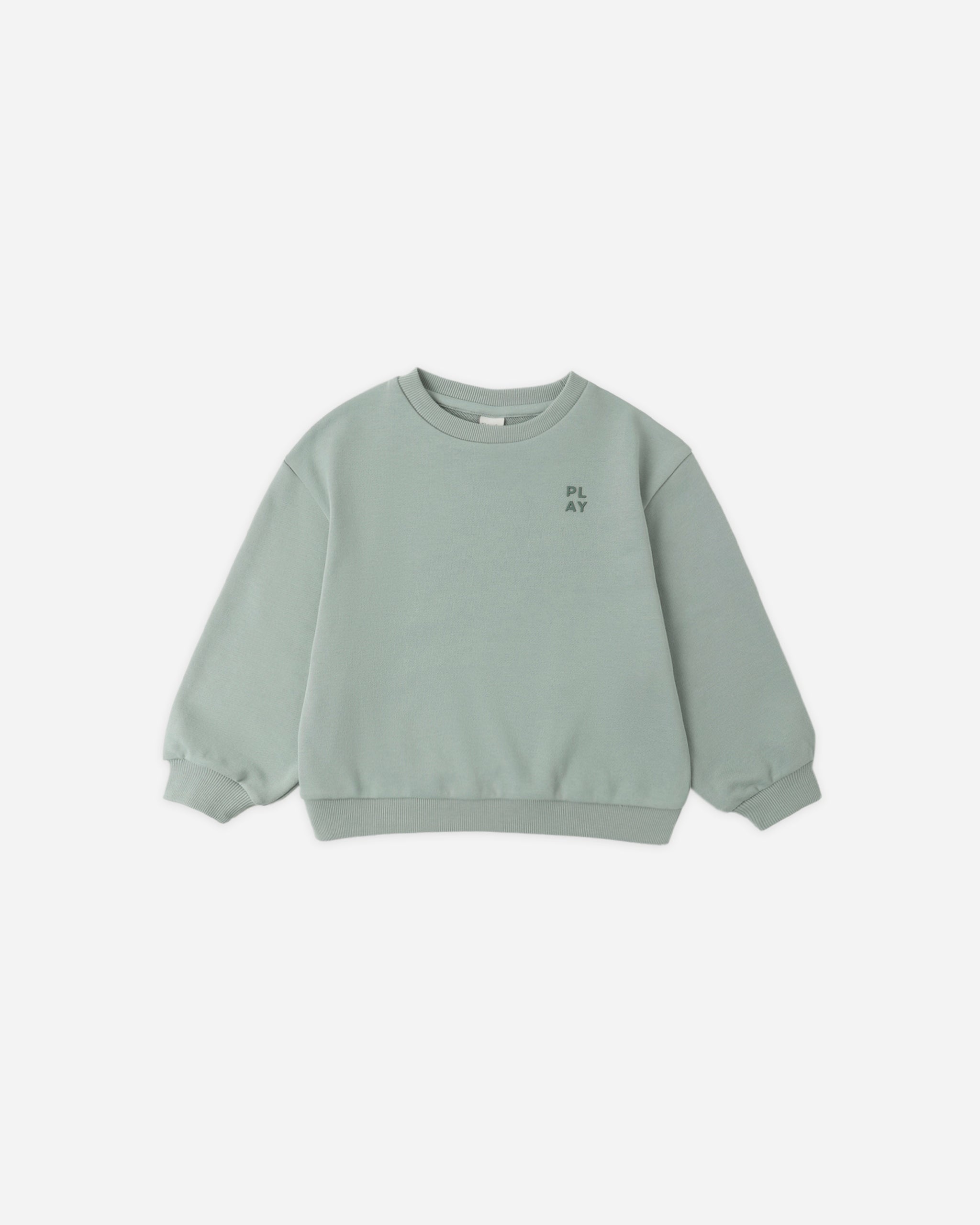 Legend Sweatshirt Sea Green - Rylee + Cru | Kids Clothes | Trendy Baby Clothes | Modern Infant Outfits |
